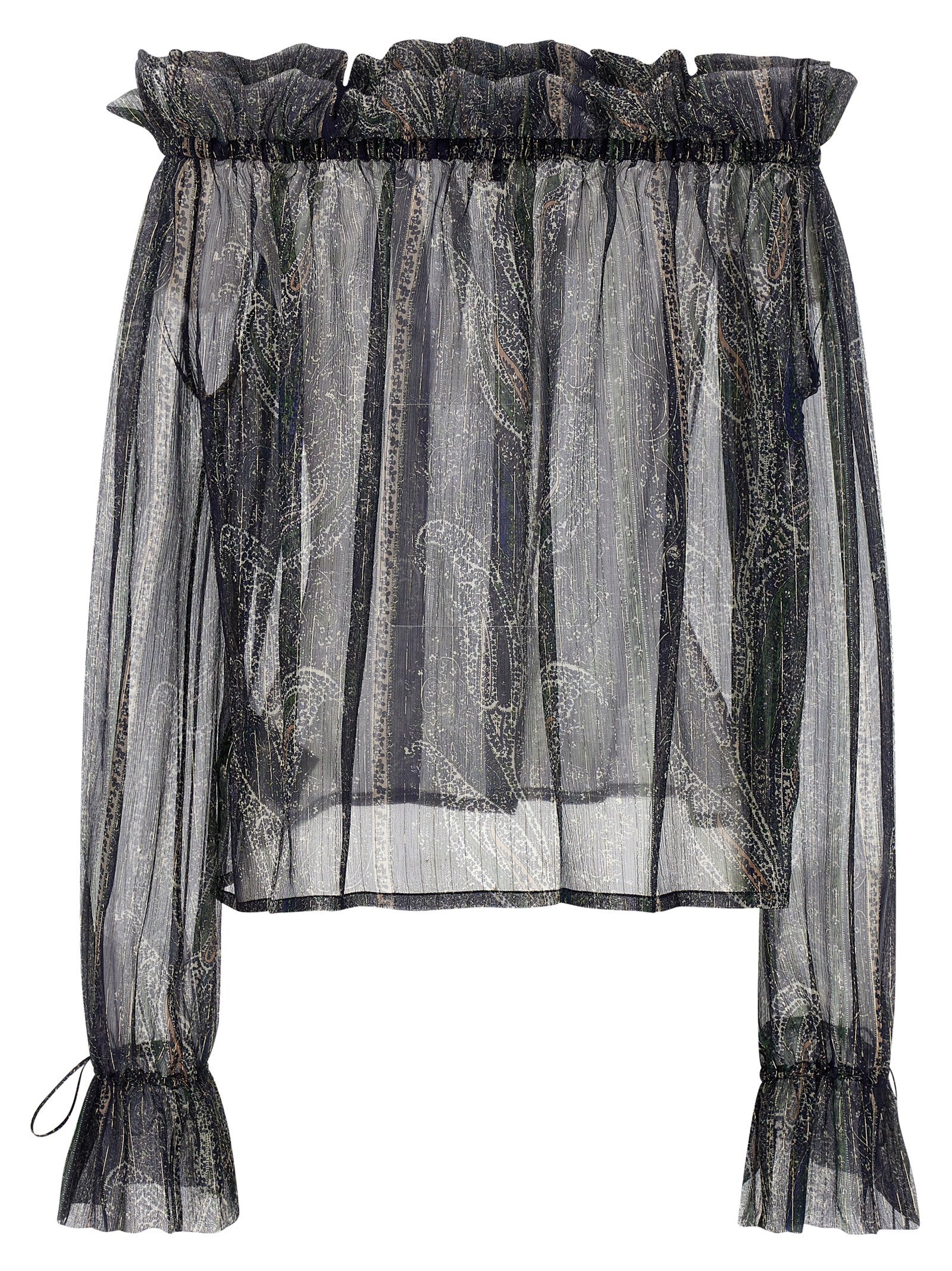 Saint Laurent Women Lurex Blouse SAINT LAURENT