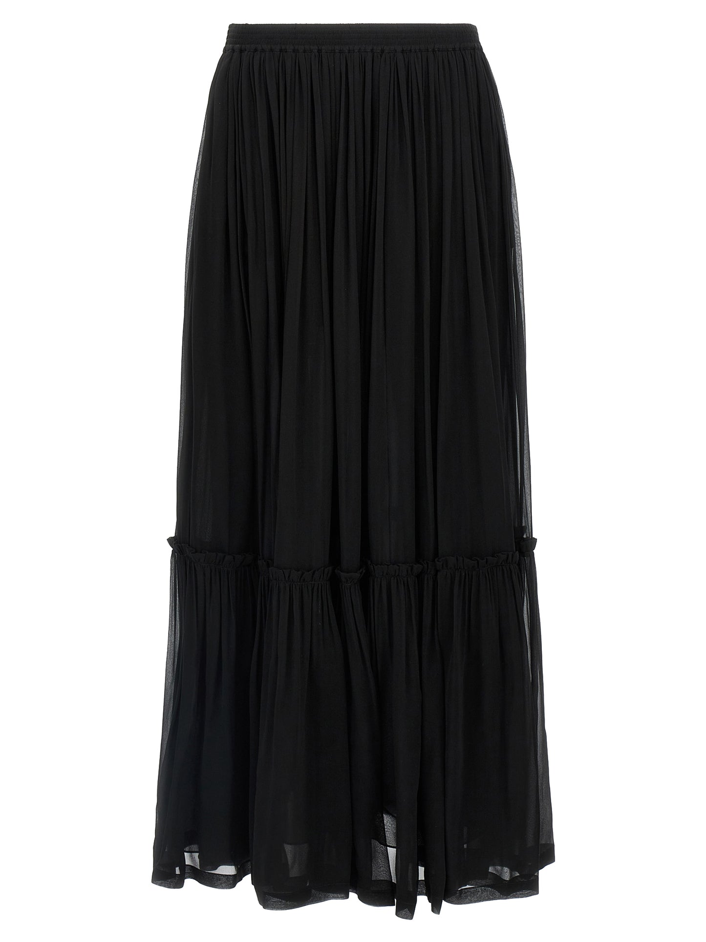 Saint Laurent Women Long Skirt SAINT LAURENT