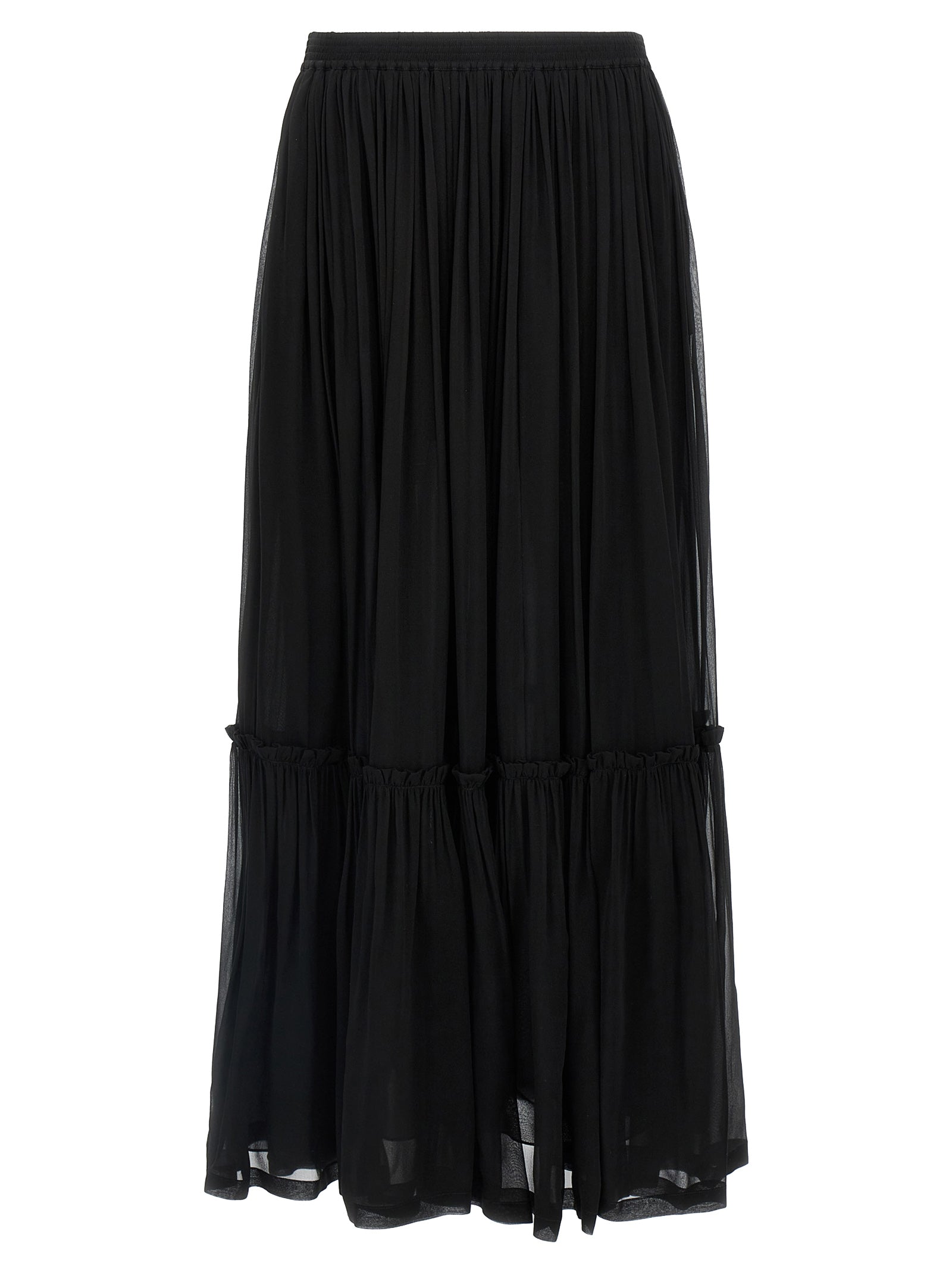 Saint Laurent Women Long Skirt SAINT LAURENT