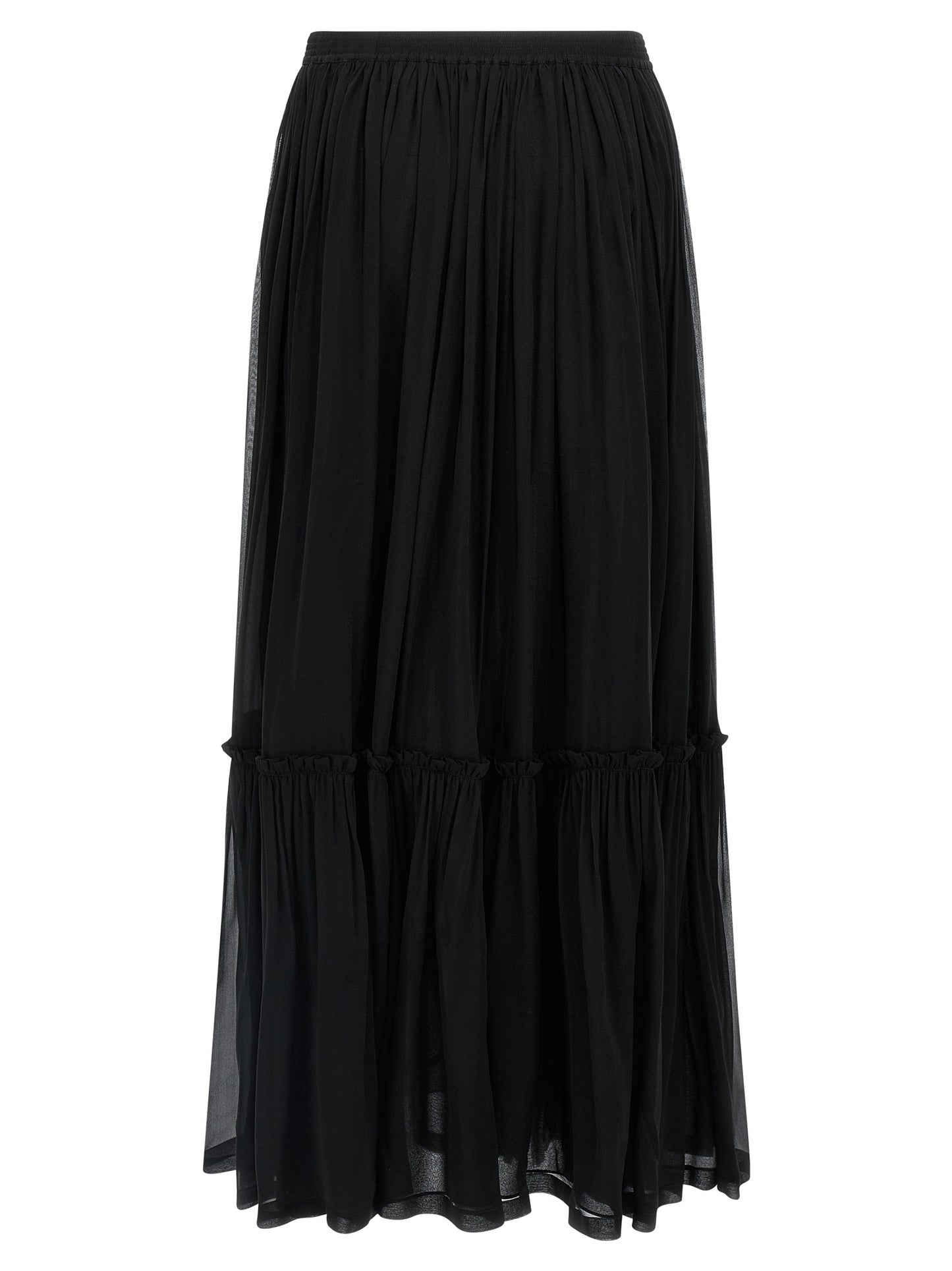 Saint Laurent Women Long Skirt SAINT LAURENT