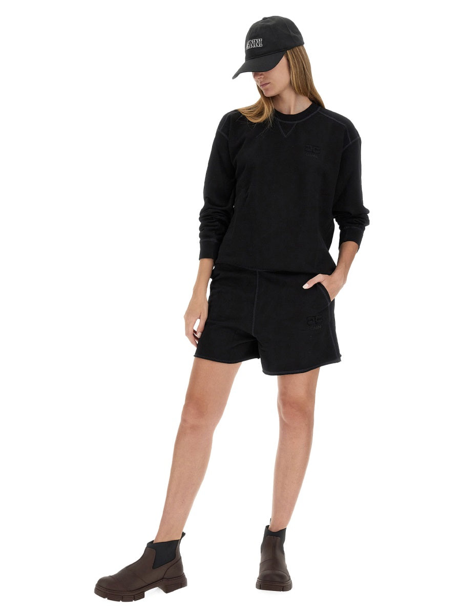 Ganni Women Sweat Shorts. GANNI