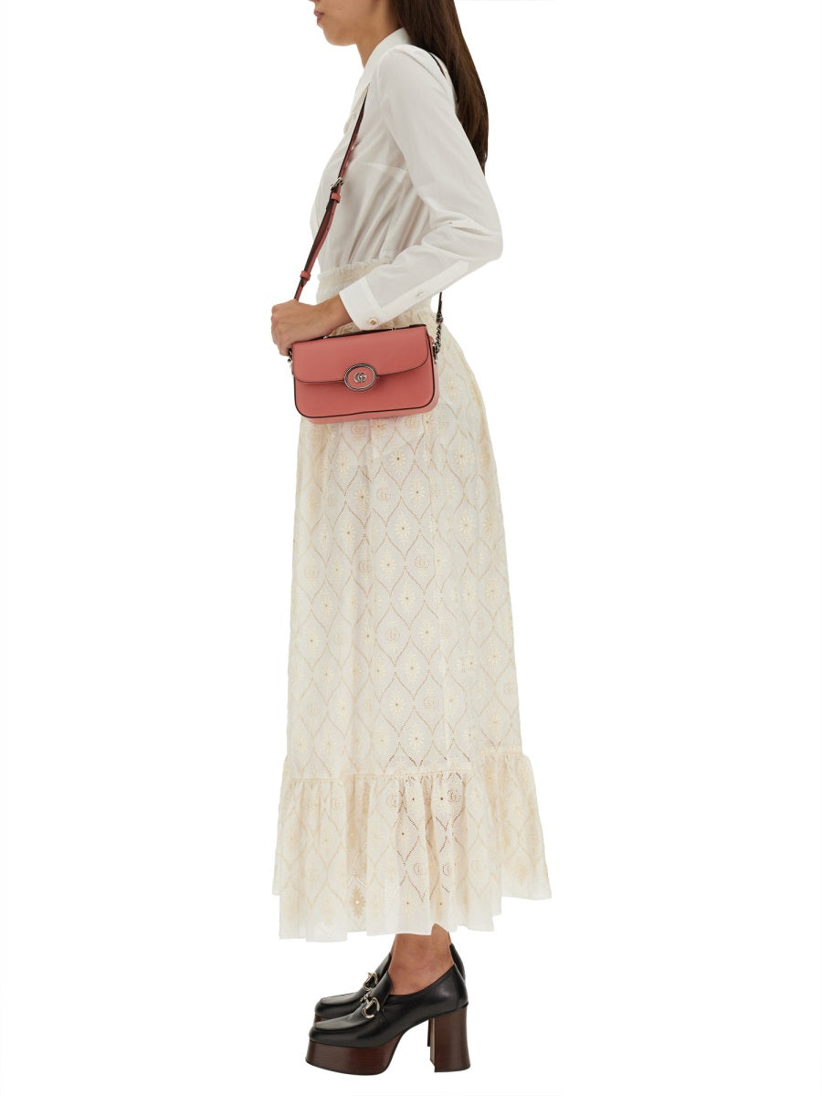 Gucci Women Floral Broderie Anglaise Skirt GUCCI