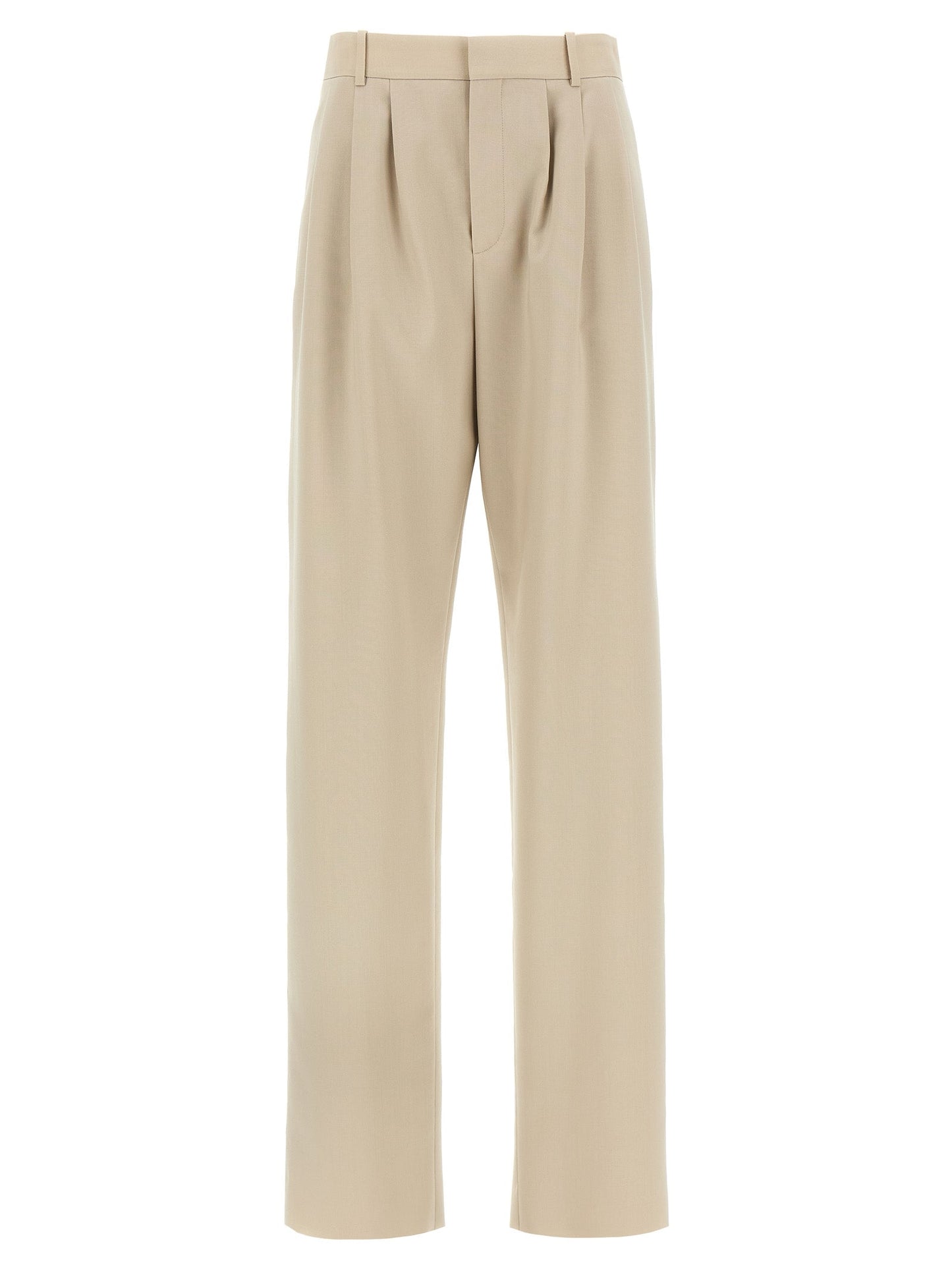 Saint Laurent Women Pleat Pants SAINT LAURENT