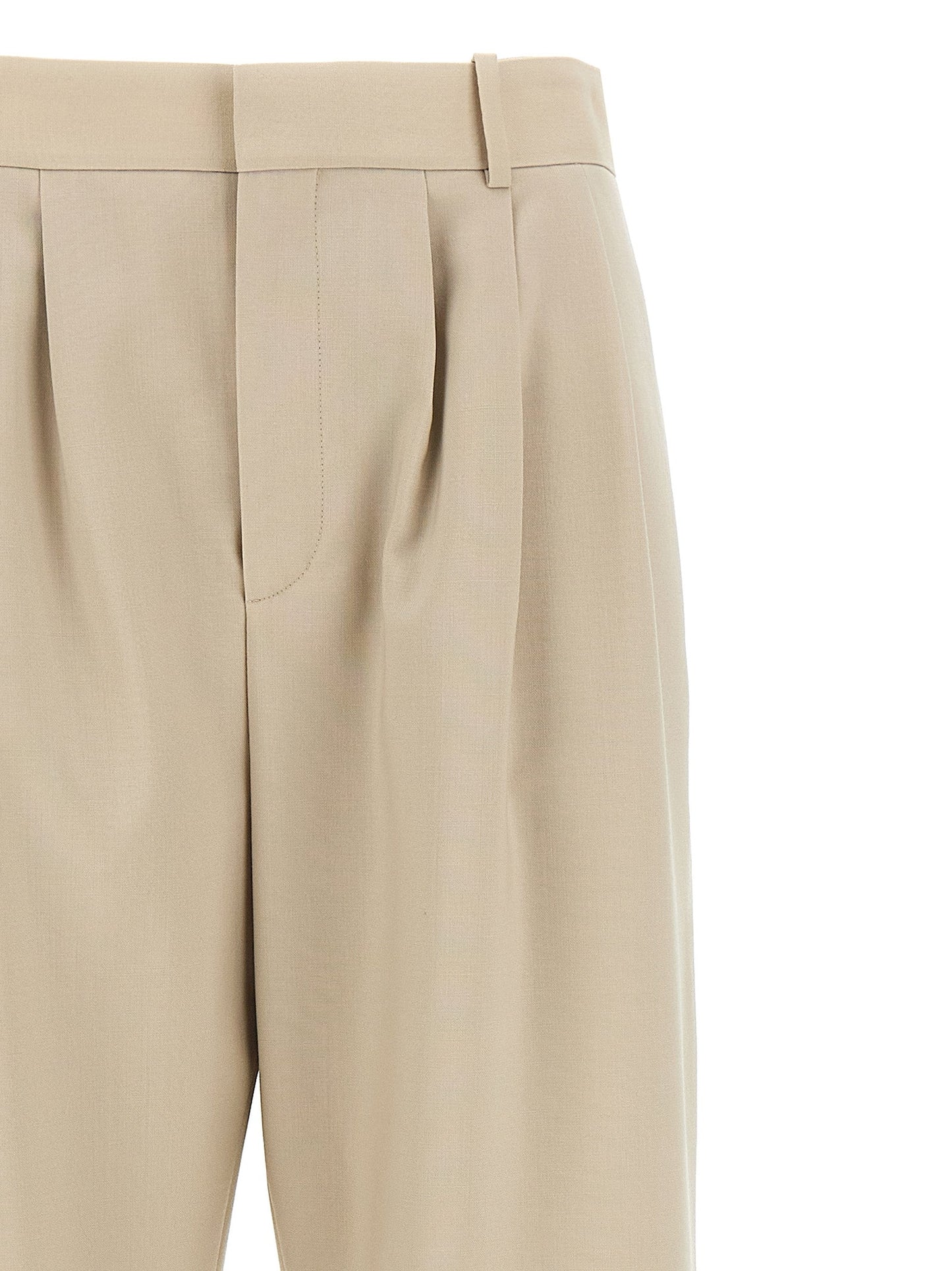 Saint Laurent Women Pleat Pants SAINT LAURENT