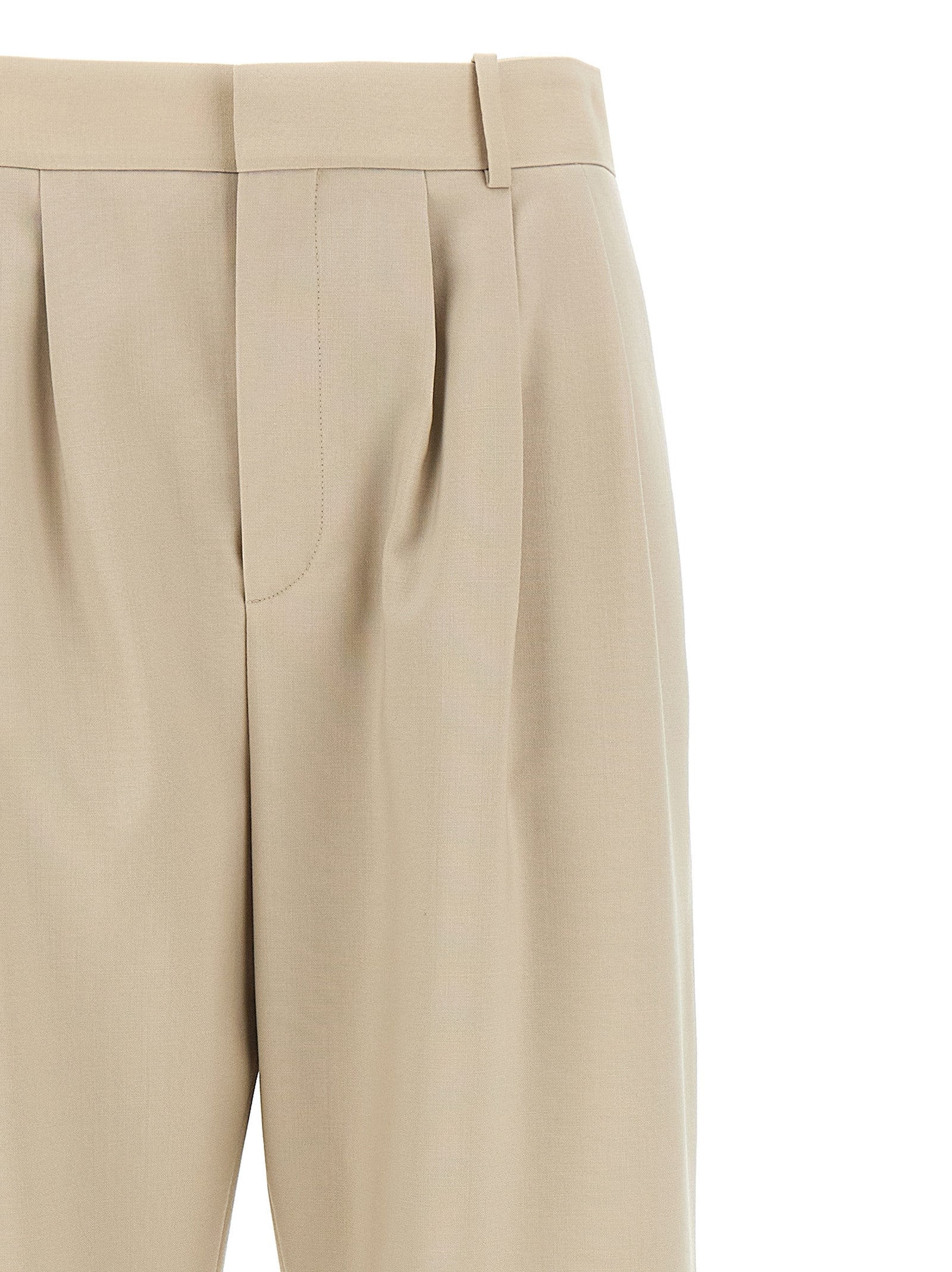 Saint Laurent Women Pleat Pants SAINT LAURENT