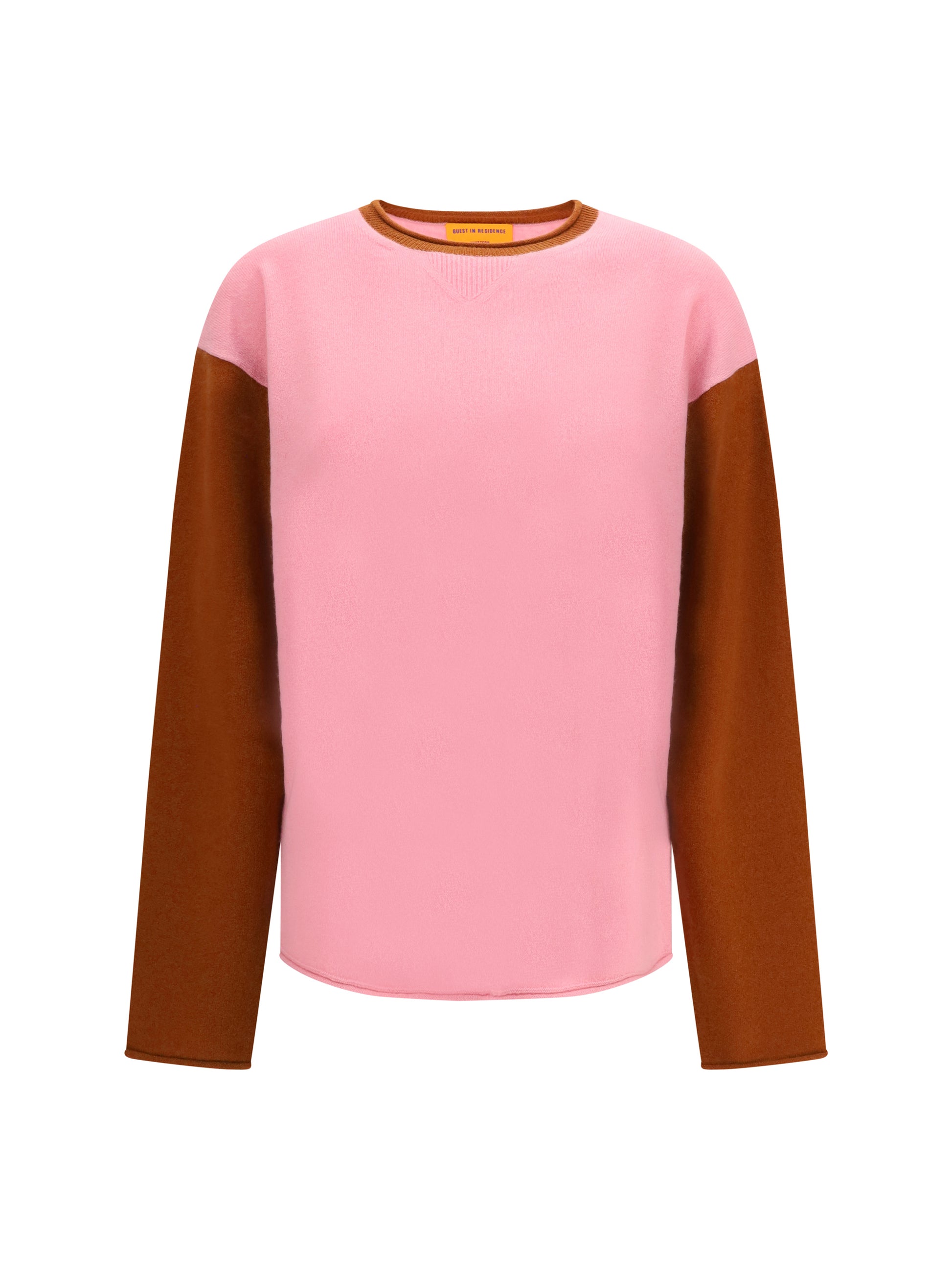 Guest In Residence Women Baseball Oversized Crew Sweater GUEST IN RESIDENCE