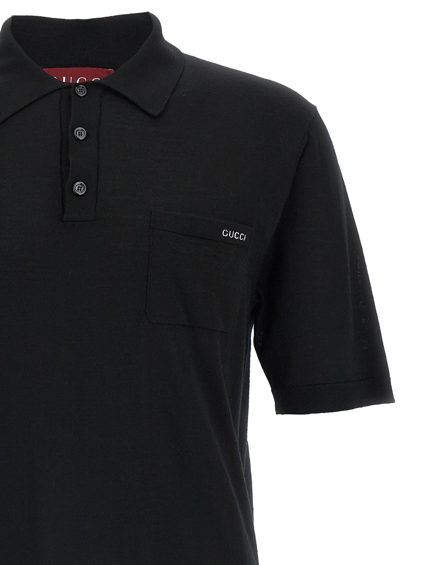 Gucci Men 'Intarsio Gucci' Polo Shirt GUCCI