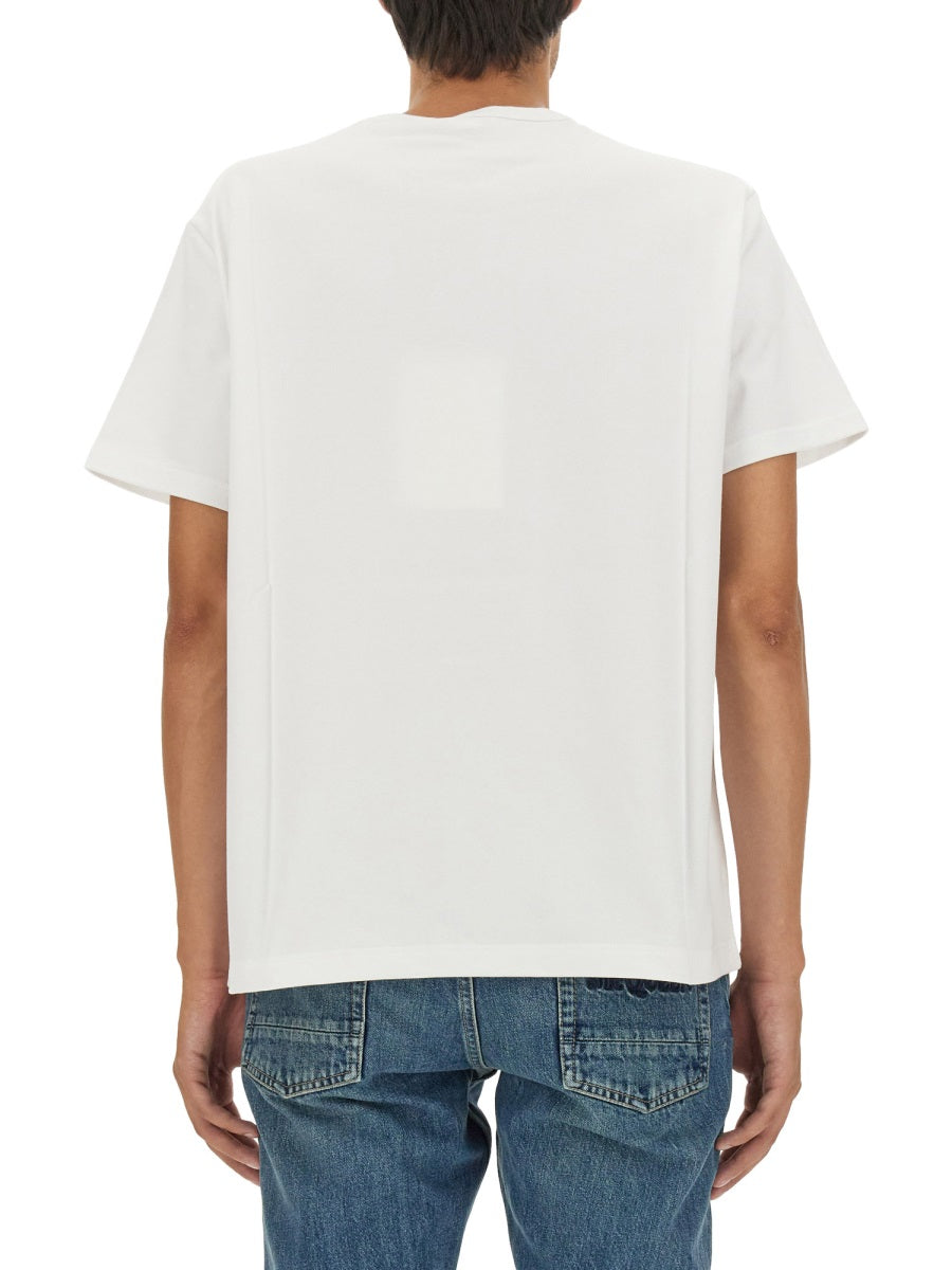 Alexander Mcqueen Men Skull Logo T-Shirt ALEXANDER MCQUEEN