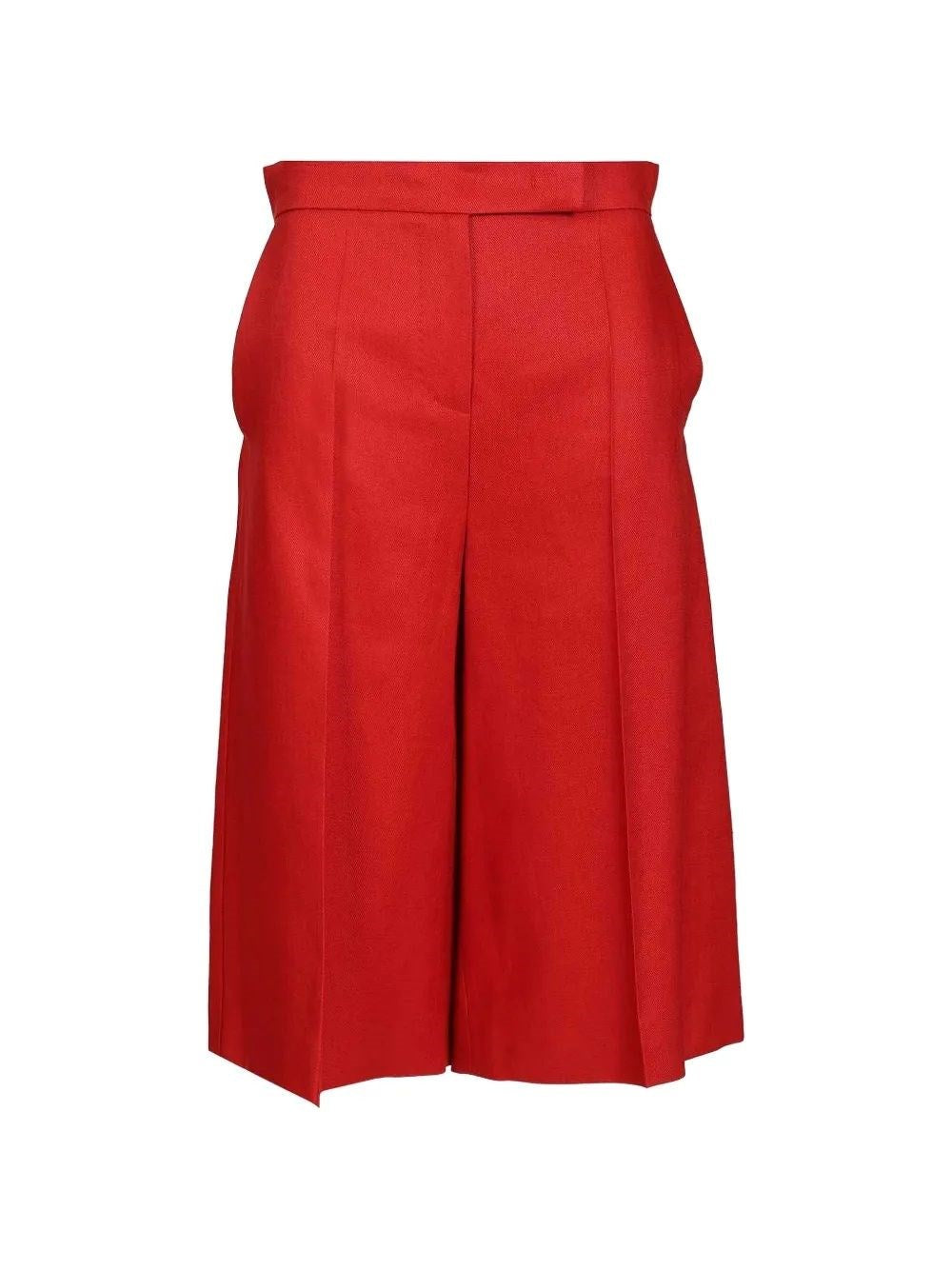 Max Mara Women Linen Twill Bermuda Shorts MAX MARA