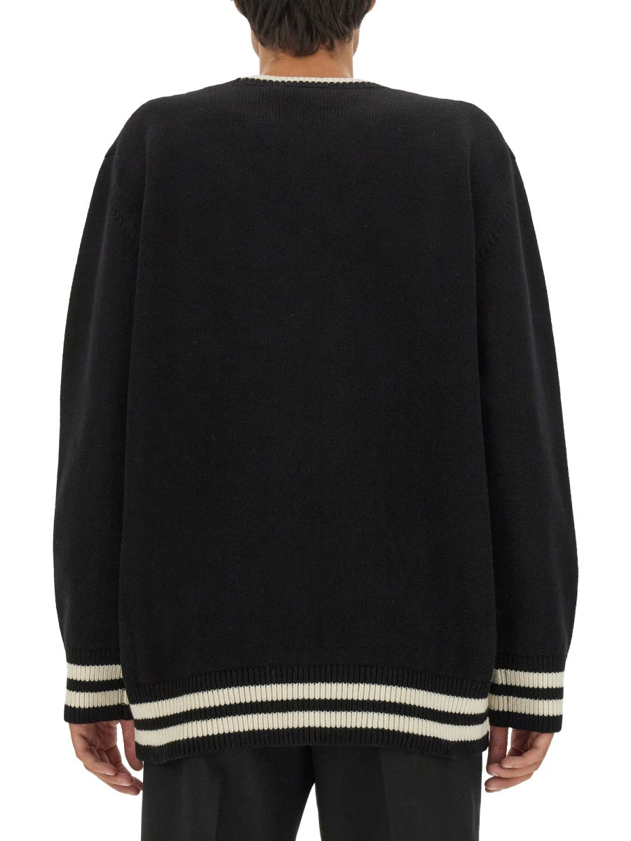 Alexander Mcqueen Men Varsity Sweater ALEXANDER MCQUEEN