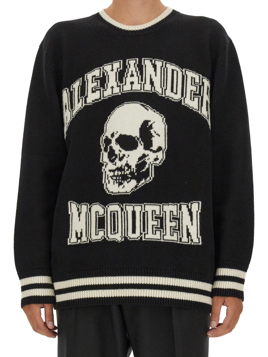 Alexander Mcqueen Men Varsity Sweater ALEXANDER MCQUEEN