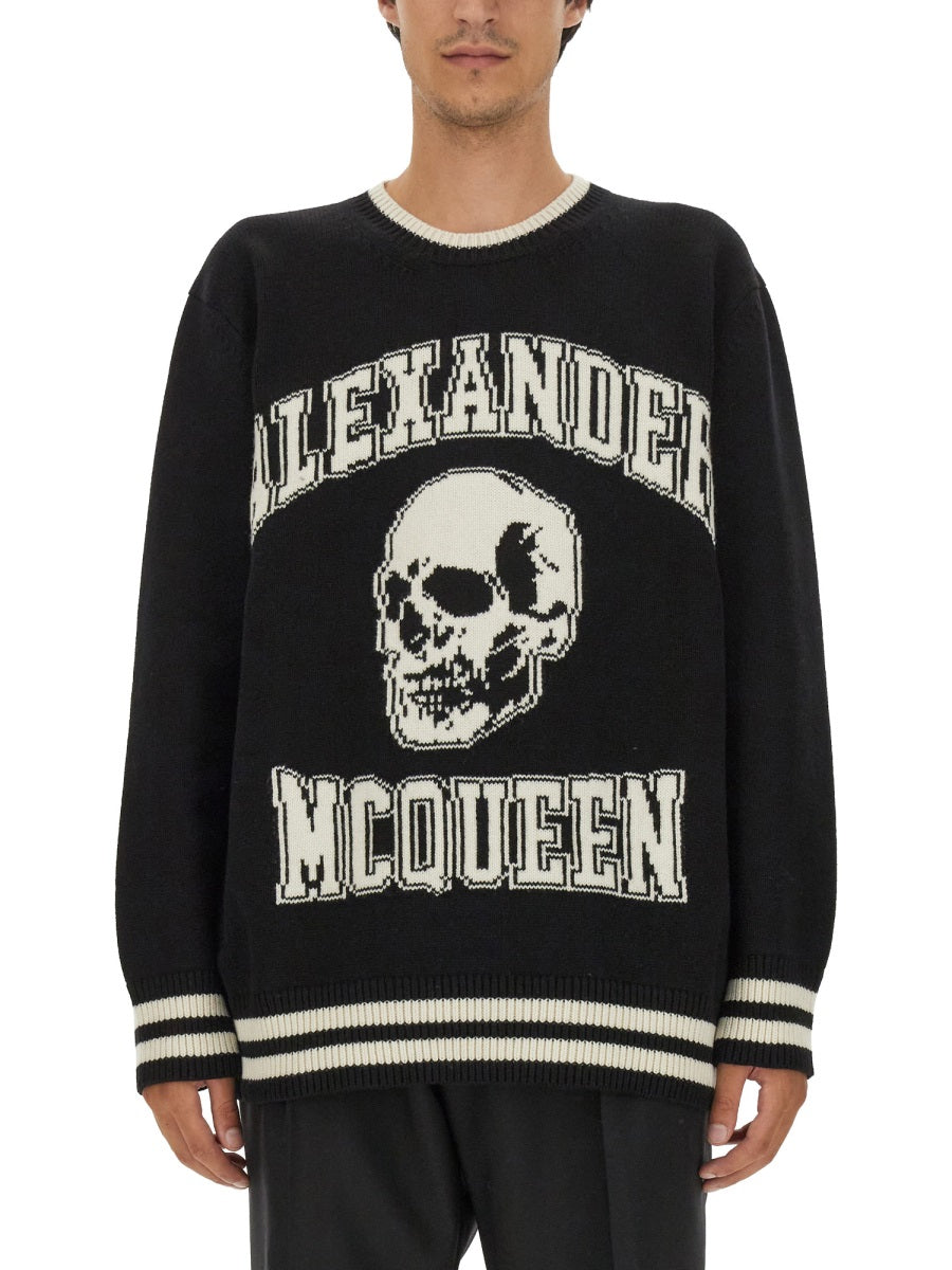 Alexander Mcqueen Men Varsity Sweater ALEXANDER MCQUEEN