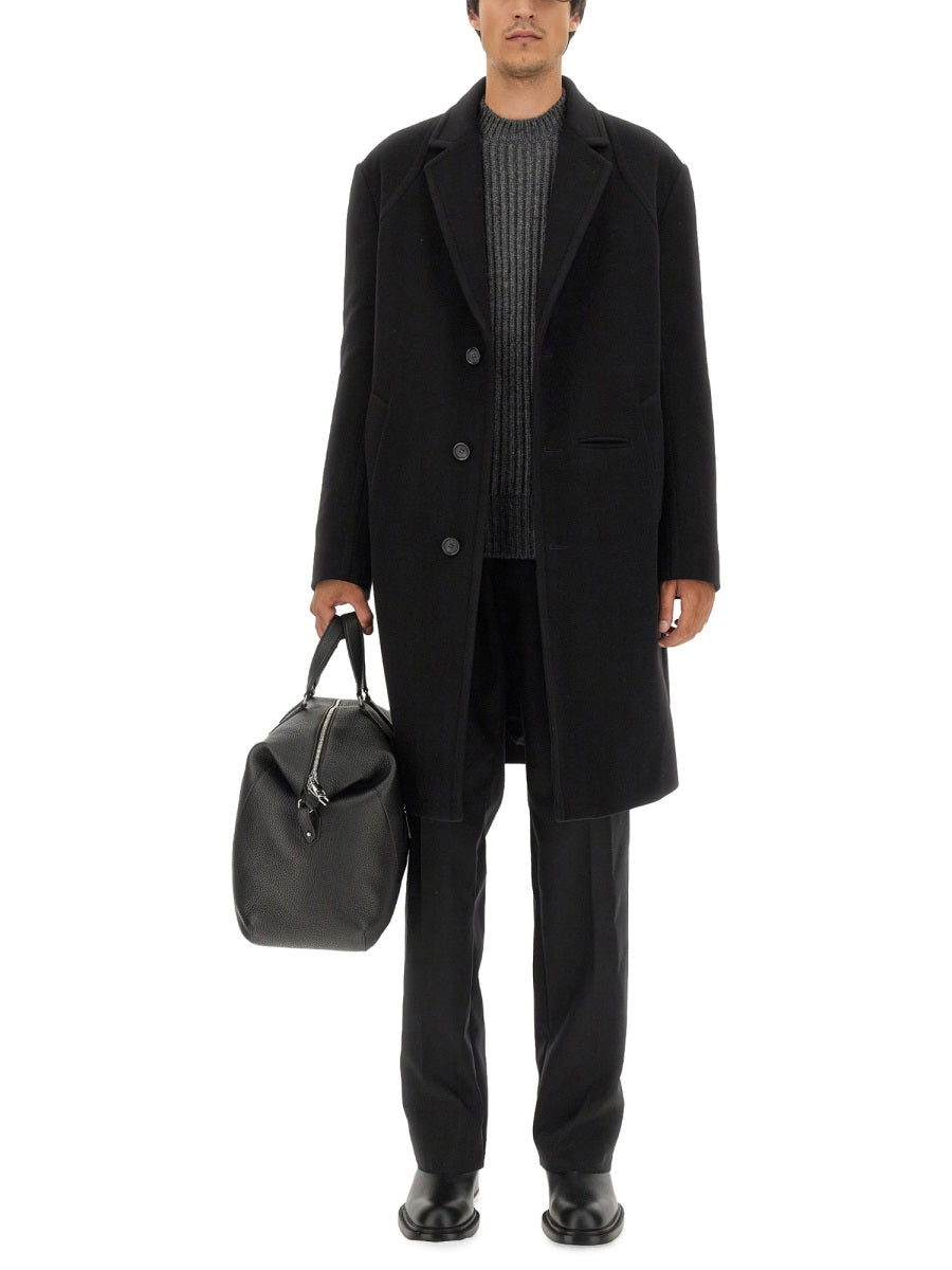 Alexander Mcqueen Men Single-Breasted Coat ALEXANDER MCQUEEN