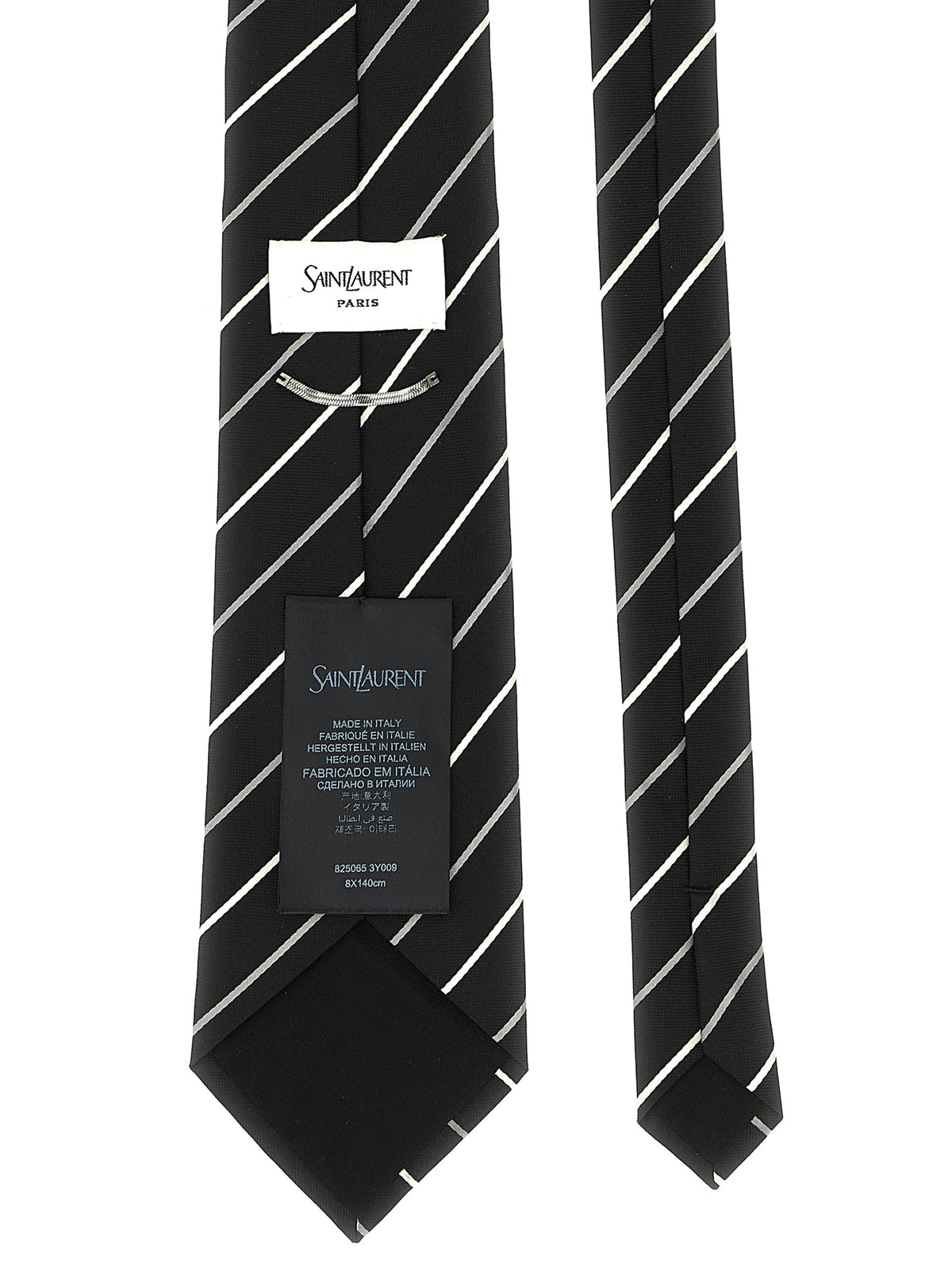 Saint Laurent Men Striped Tie SAINT LAURENT