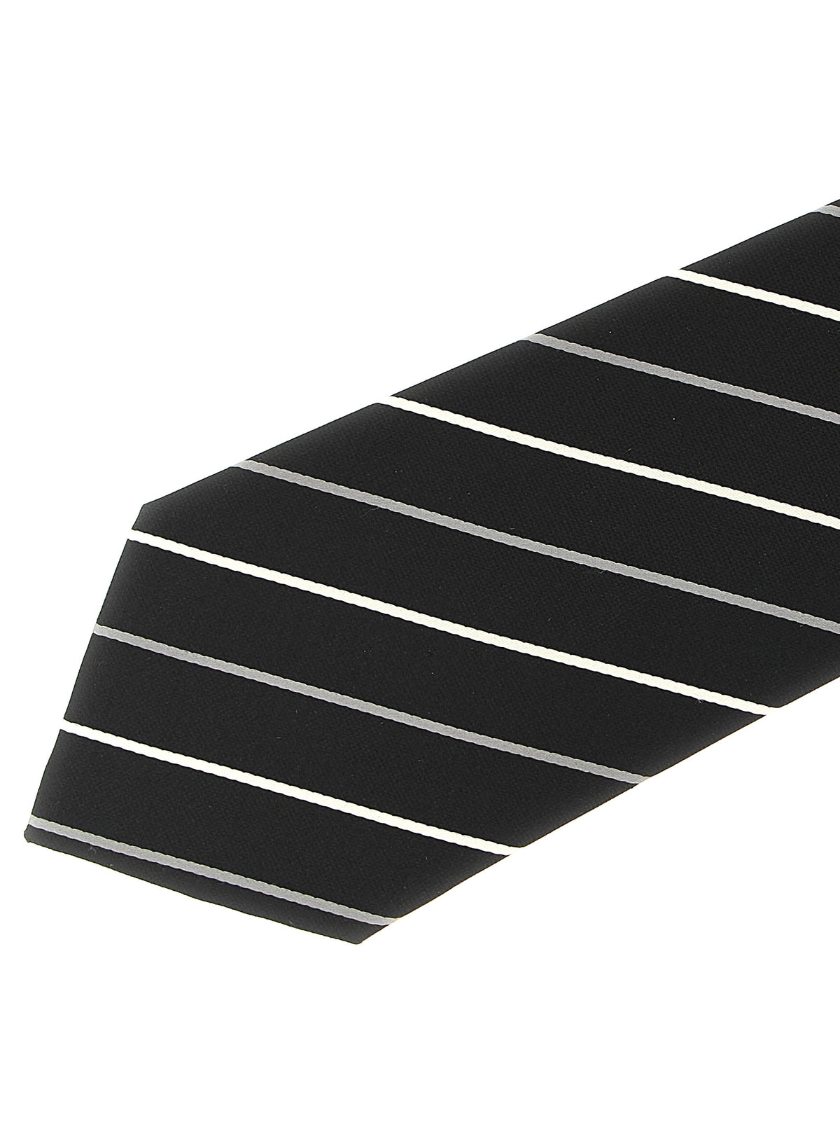 Saint Laurent Men Striped Tie SAINT LAURENT