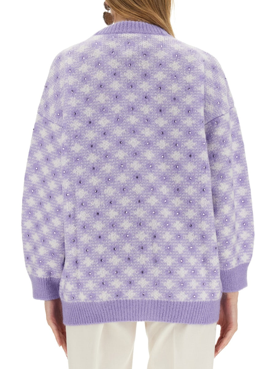 Alessandra Rich Women V-Neck Cardigan ALESSANDRA RICH