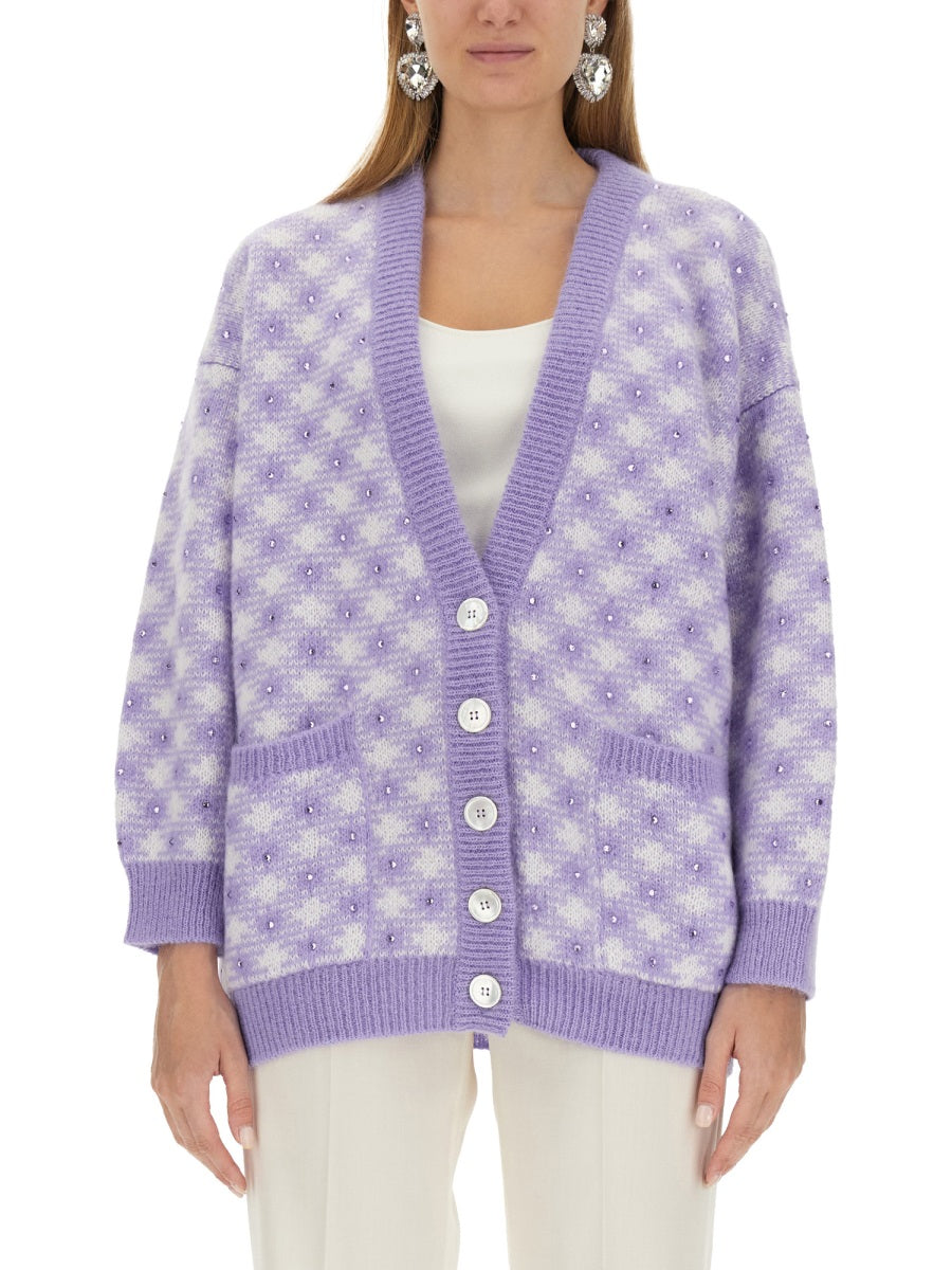 Alessandra Rich Women V-Neck Cardigan ALESSANDRA RICH