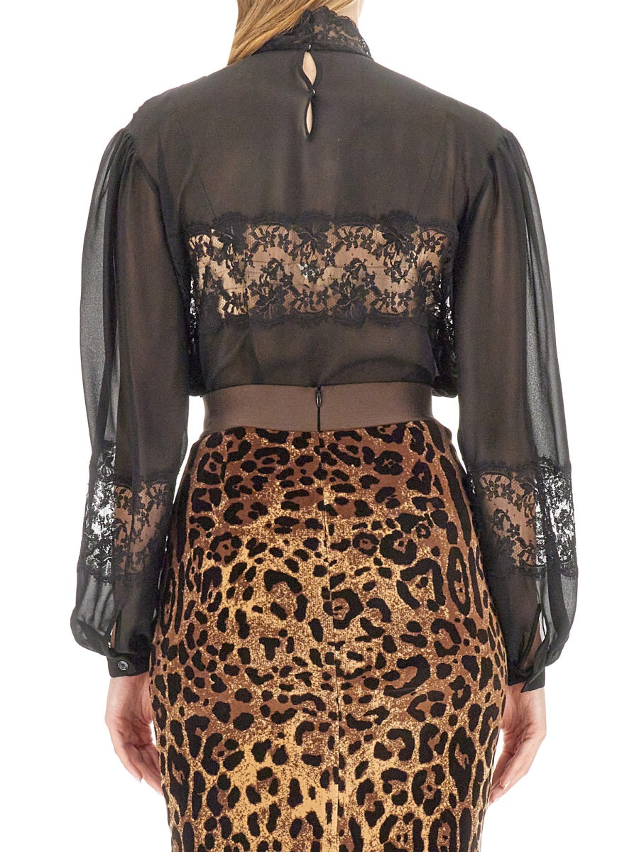 Dolce & Gabbana Women Turtleneck Blouse DOLCE & GABBANA