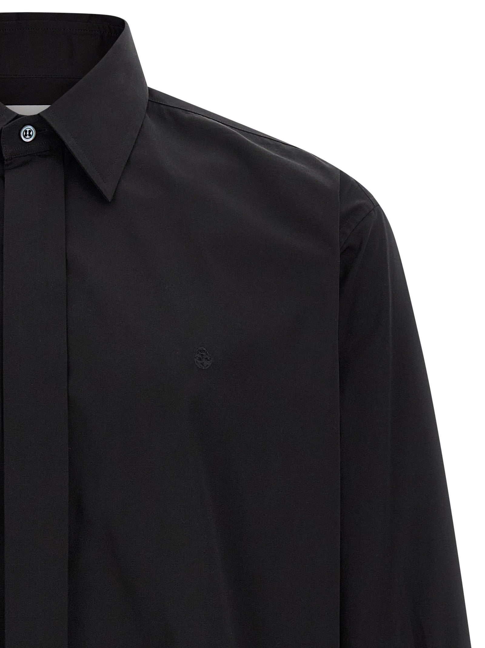 Mcqueen Men Logo Embroidery Shirt ALEXANDER MCQUEEN