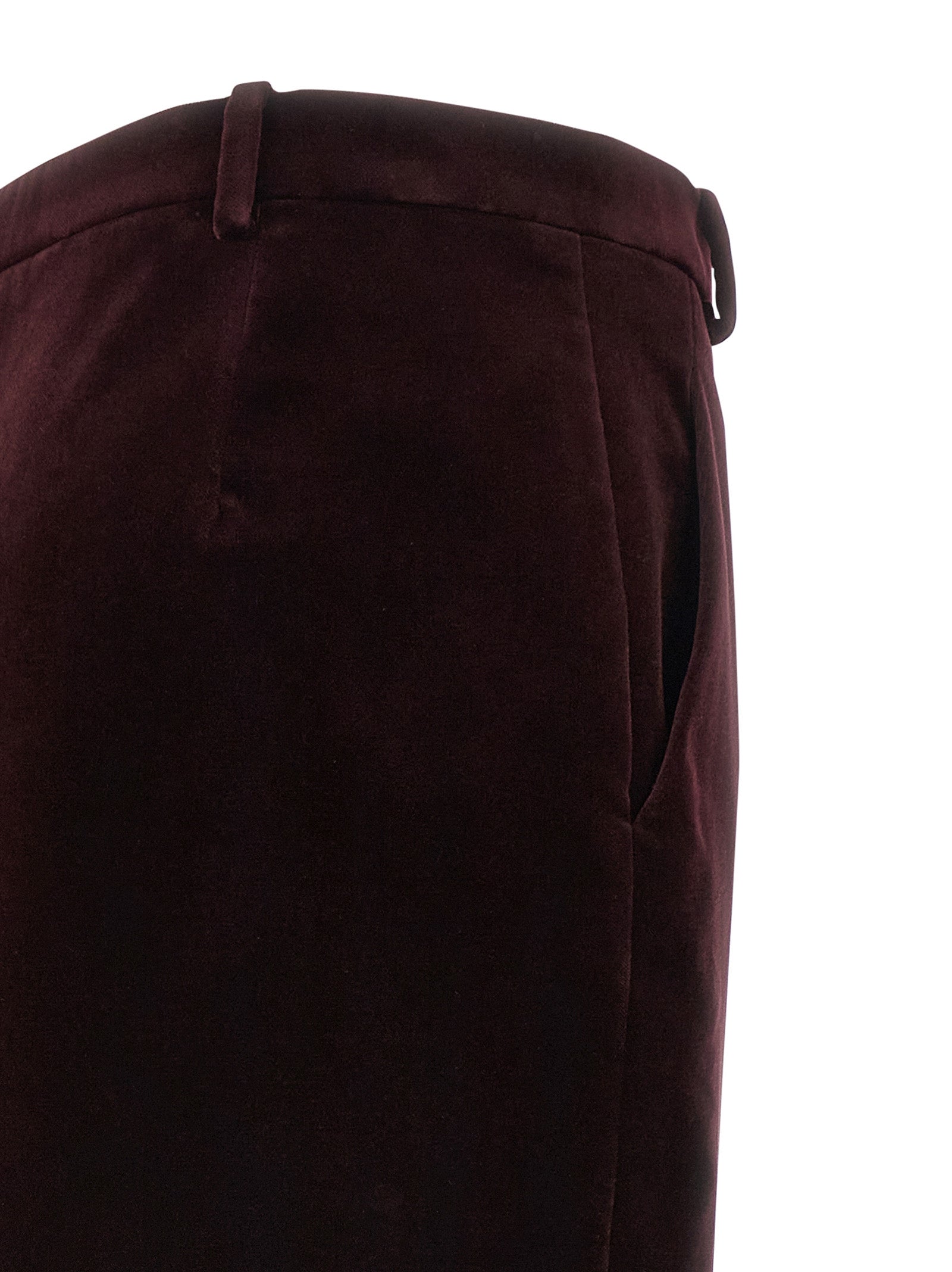 Saint Laurent Women Velvet Skirt SAINT LAURENT