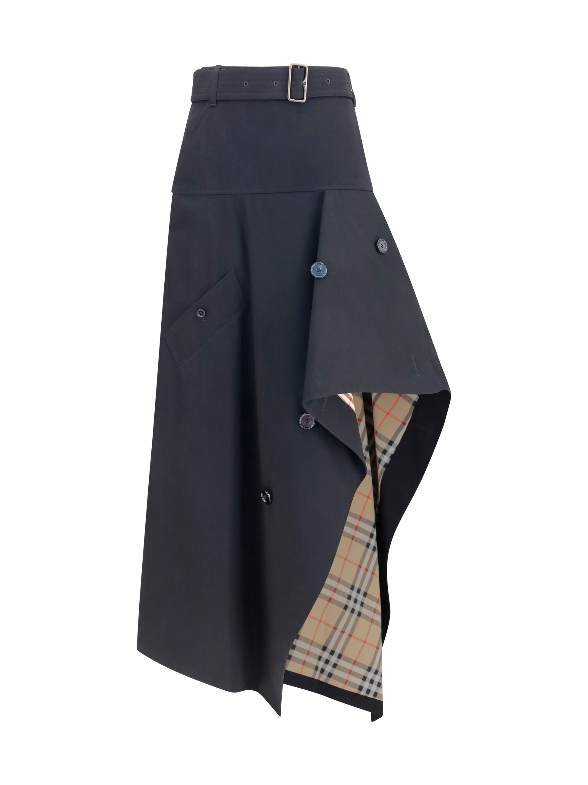 Burberry Women Heather Asymmetric Skirt BURBERRY