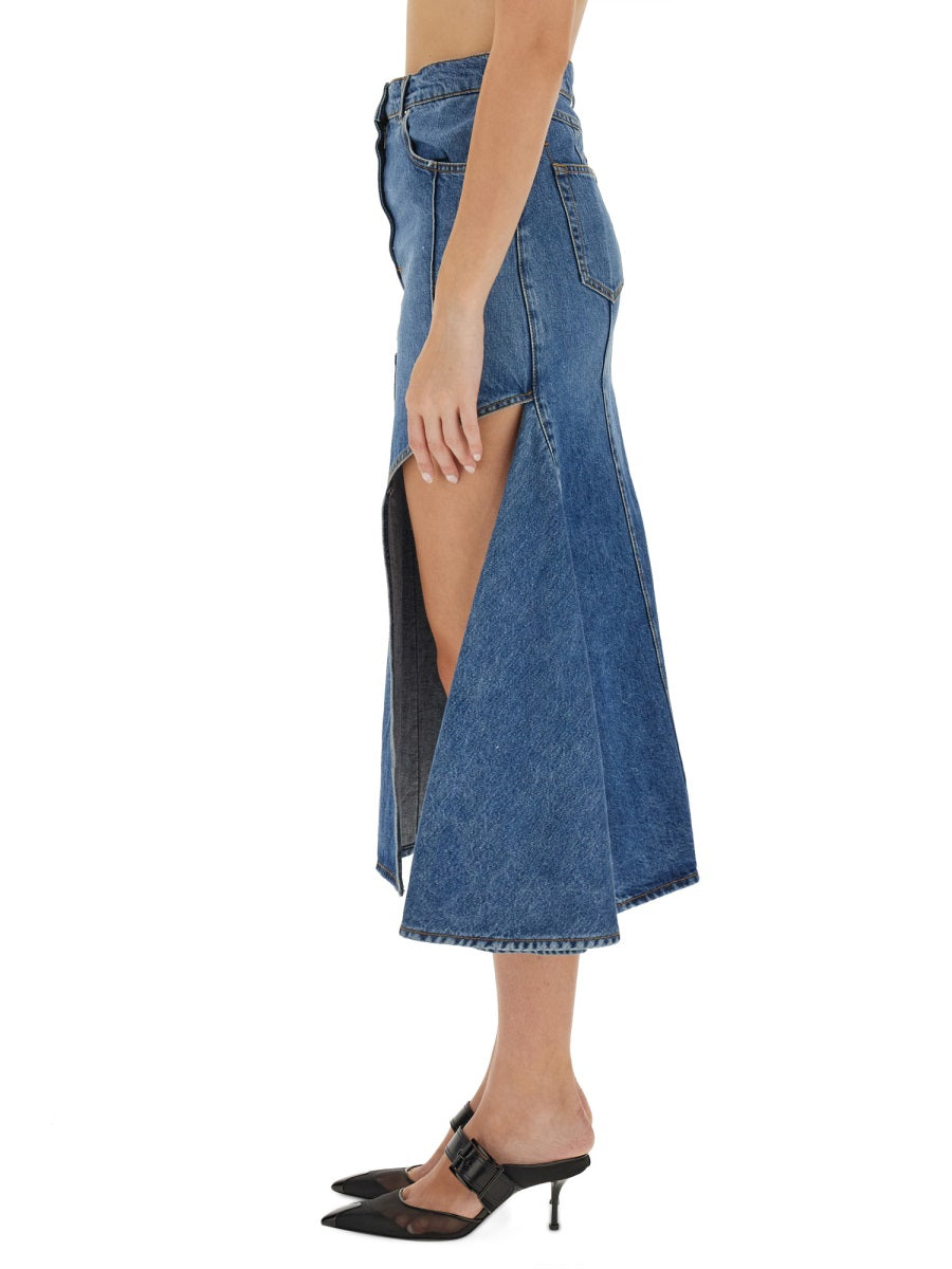 Alexander Mcqueen Women Pencil Skirt With Cut-Out ALEXANDER MCQUEEN