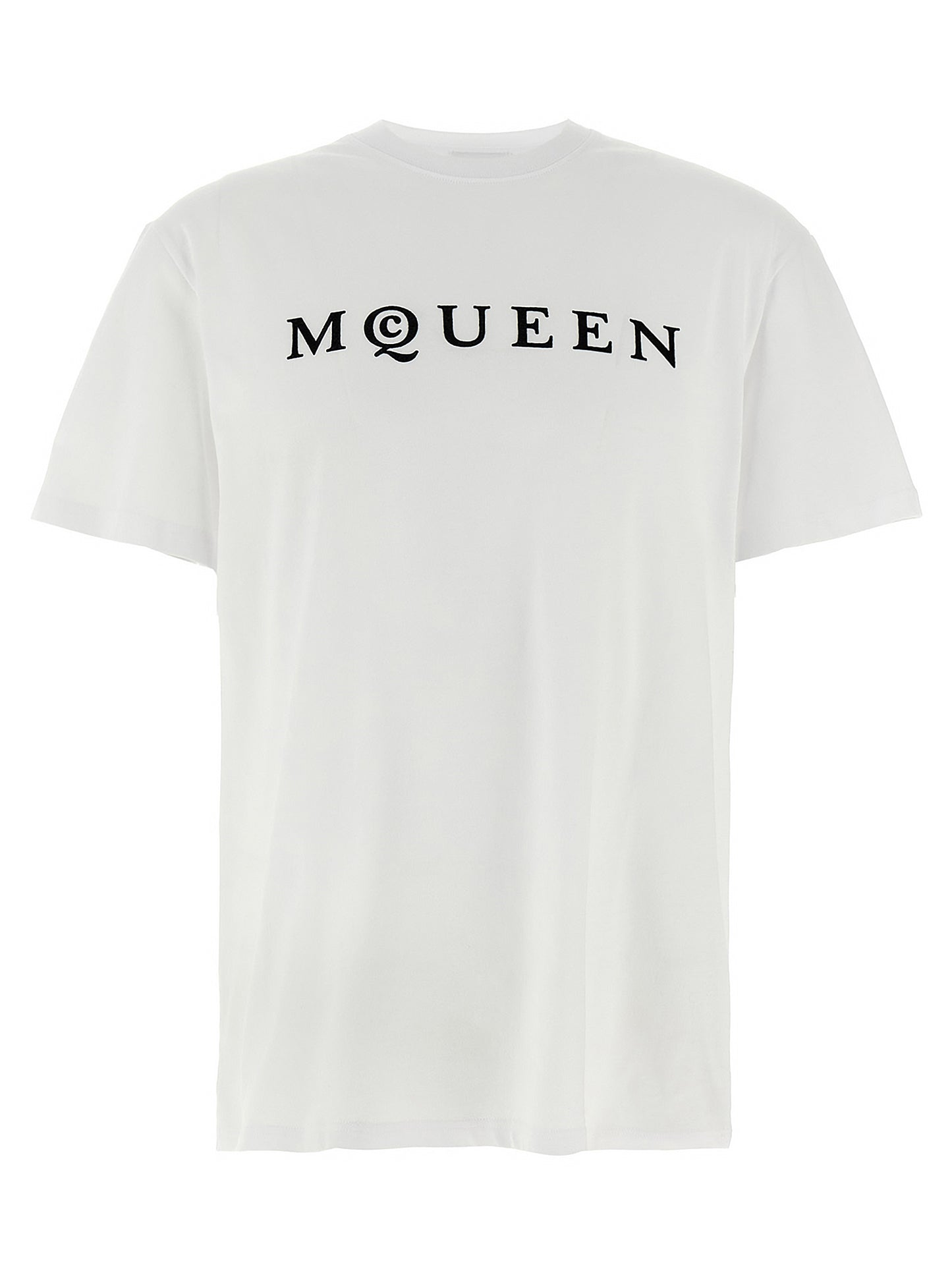 Mcqueen Men Flocked 'Mcqueen' T-Shirt ALEXANDER MCQUEEN