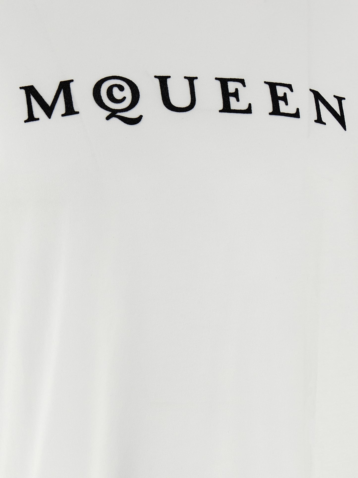 Mcqueen Men Flocked 'Mcqueen' T-Shirt ALEXANDER MCQUEEN