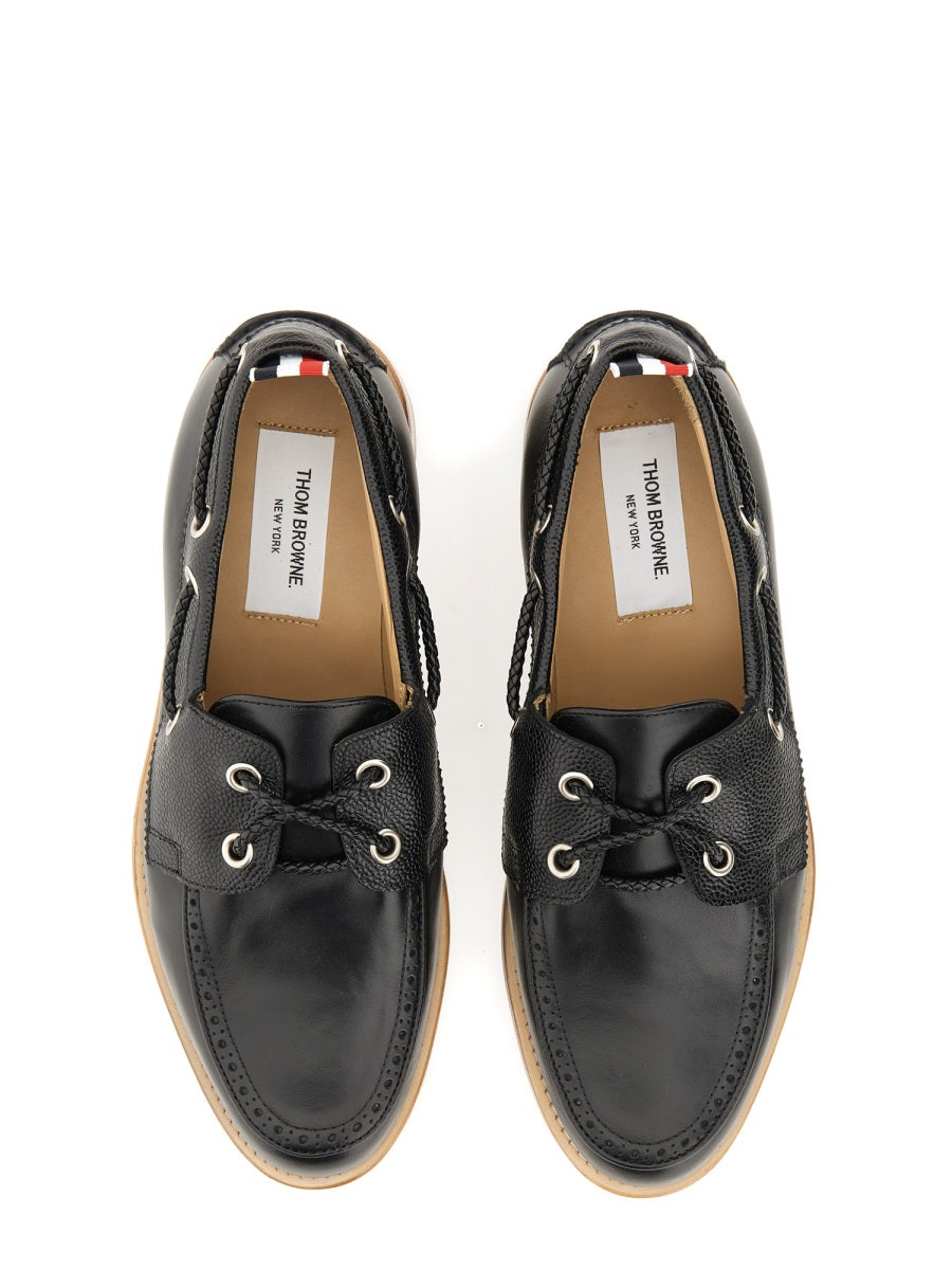 Thom Browne Men Boat Moccasin THOM BROWNE