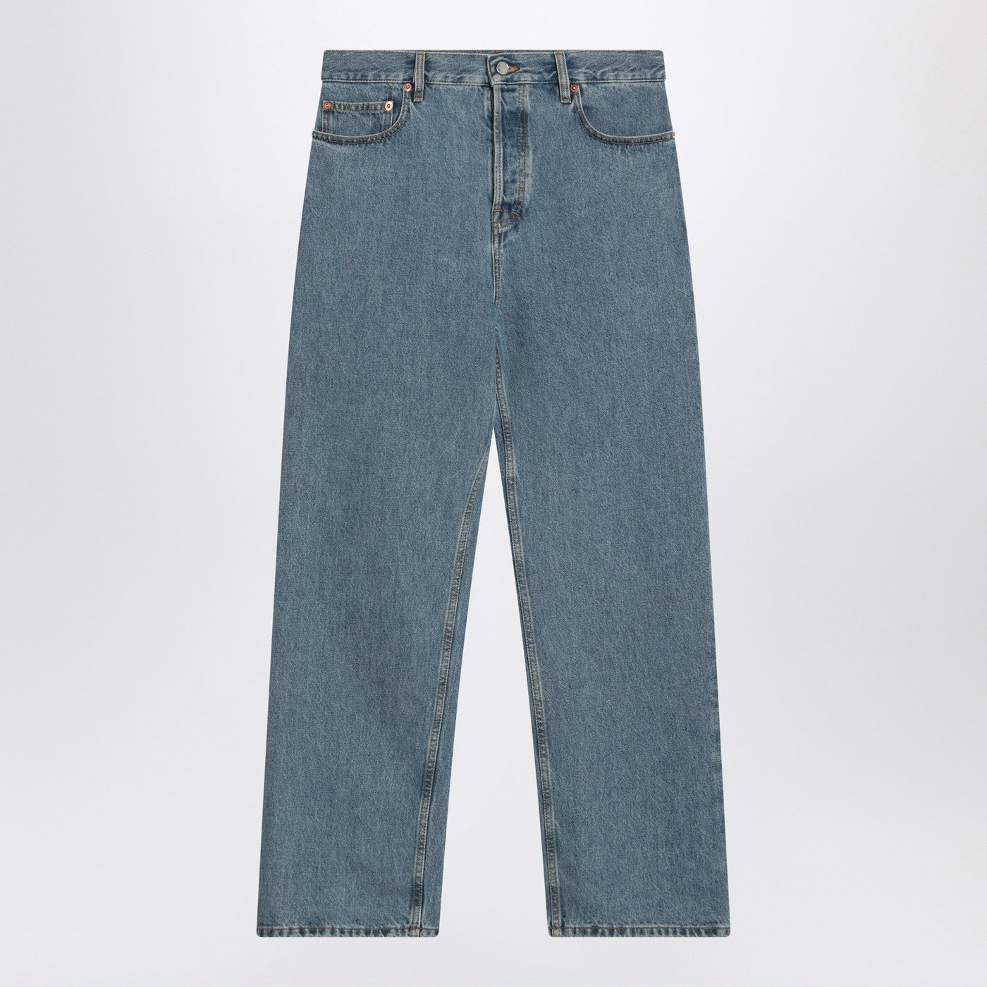 Gucci Light Blue Wide-Leg Jeans Women GUCCI