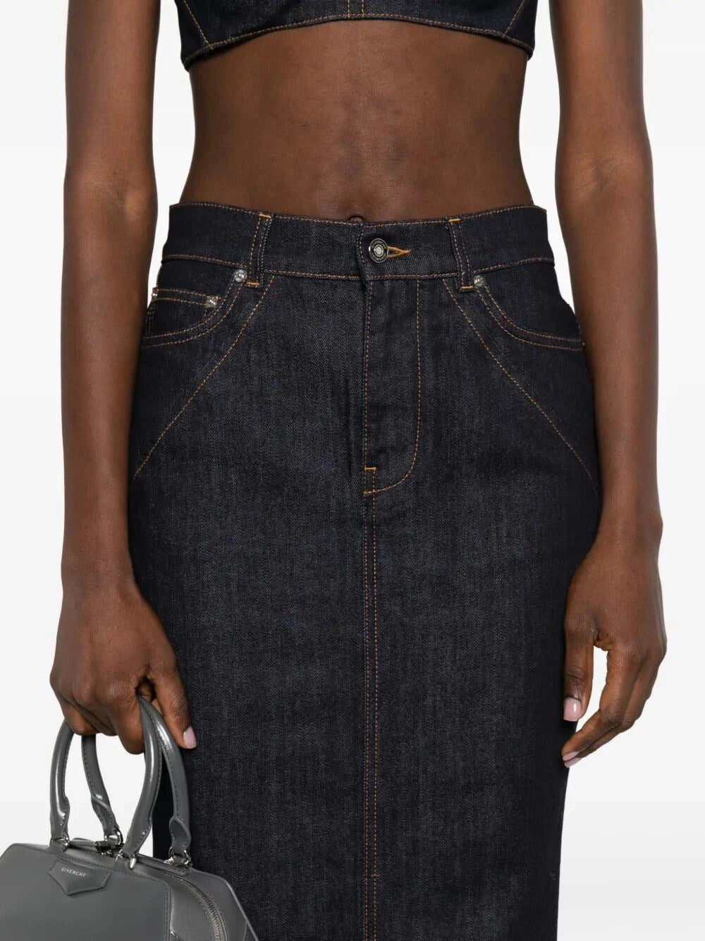 Givenchy Women `Kick Back` Denim Skirt GIVENCHY