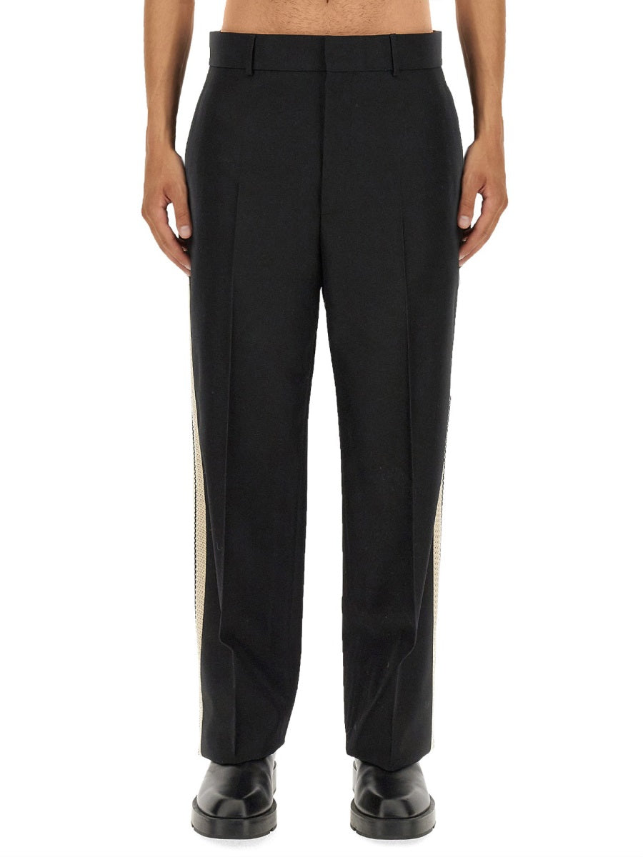 Palm Angels Men Pants With Logo Band PALM ANGELS