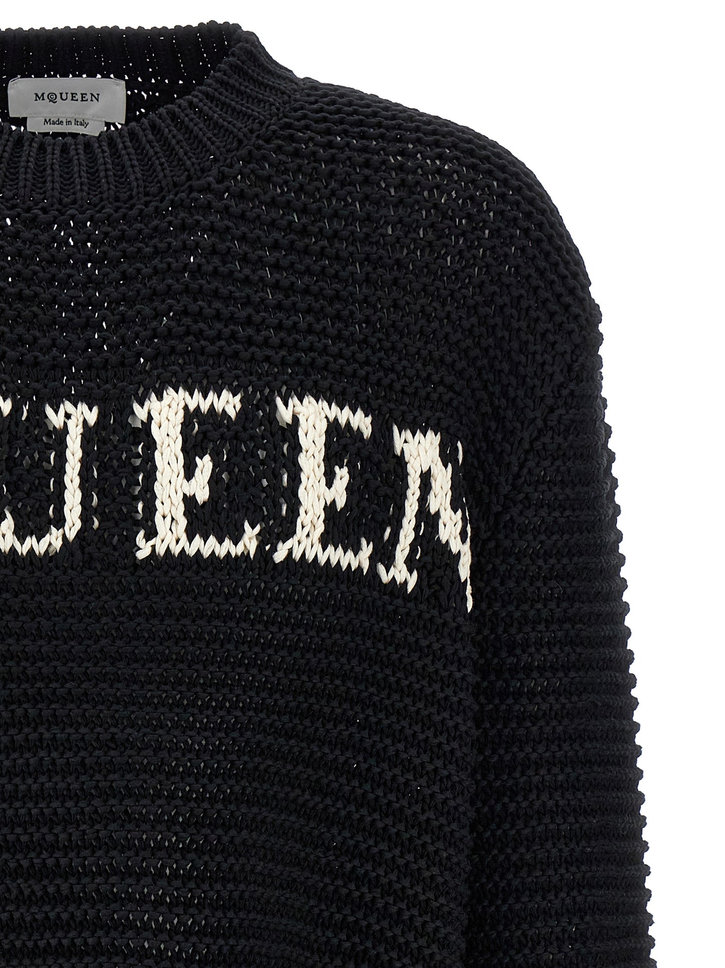Mcqueen Men Logo Sweater ALEXANDER MCQUEEN