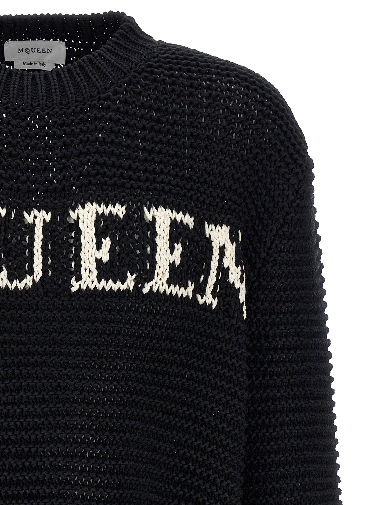 Mcqueen Men Logo Sweater ALEXANDER MCQUEEN