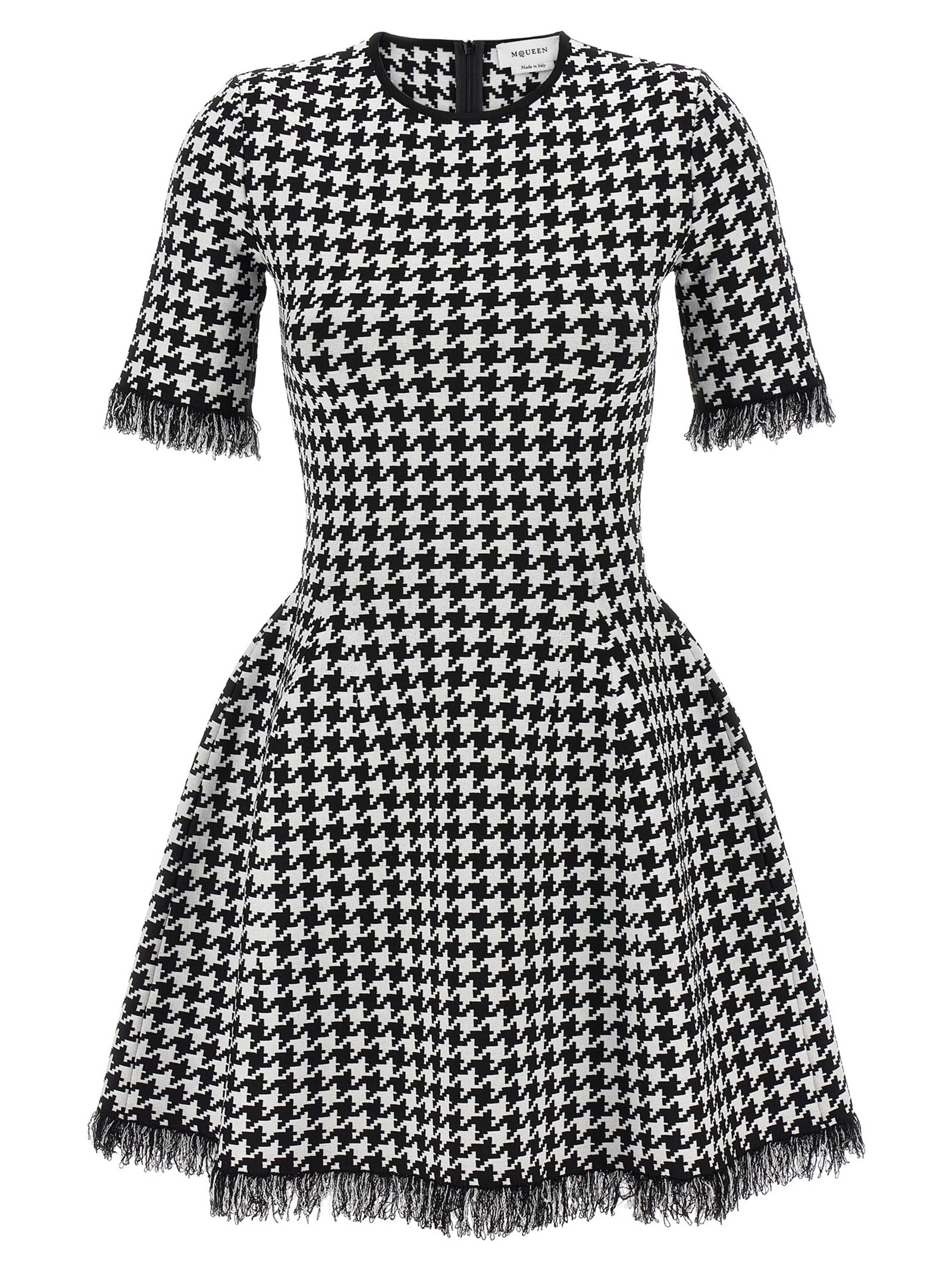 Mcqueen Women Houndstooth Dress ALEXANDER MCQUEEN
