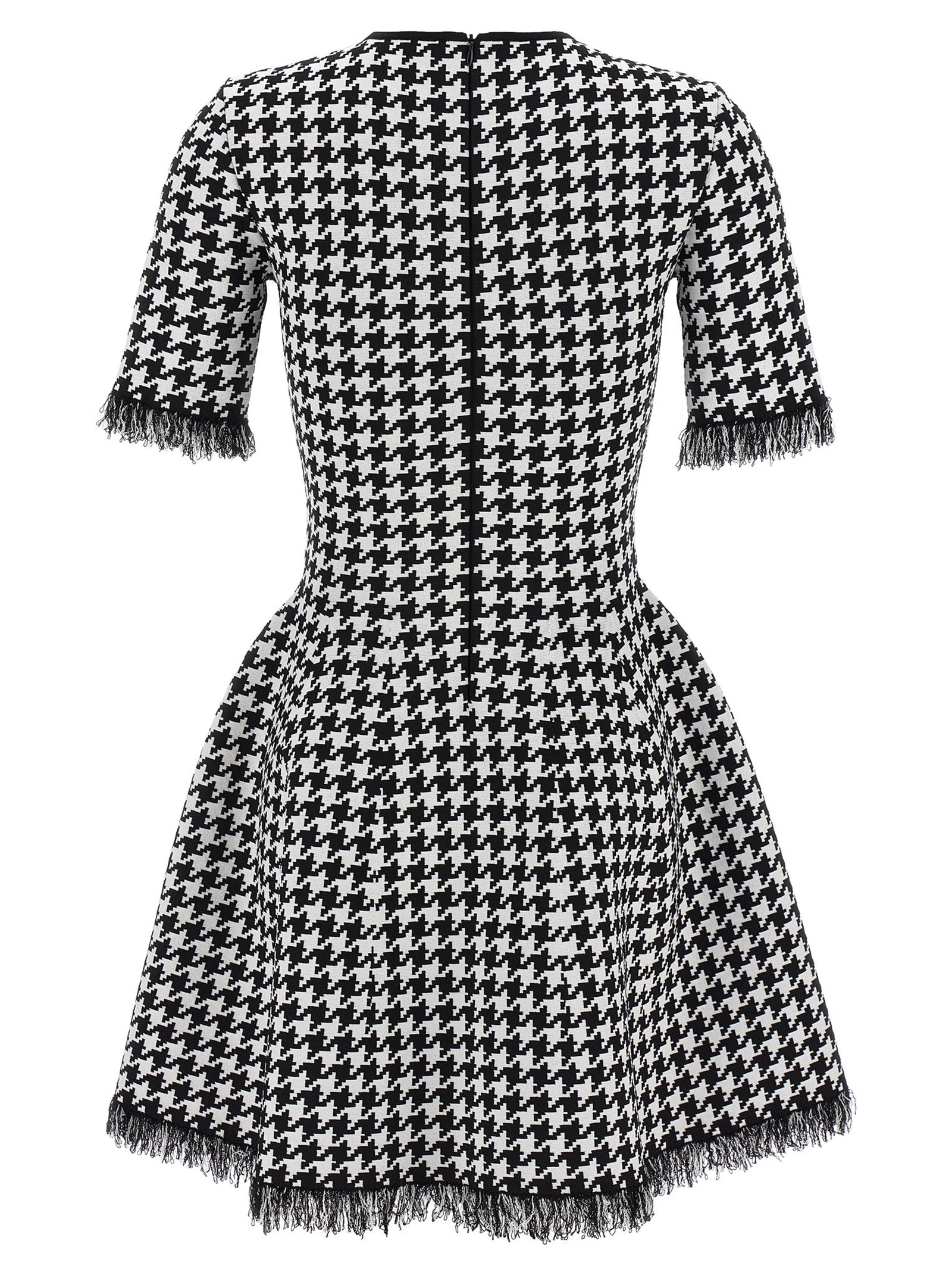 Mcqueen Women Houndstooth Dress ALEXANDER MCQUEEN