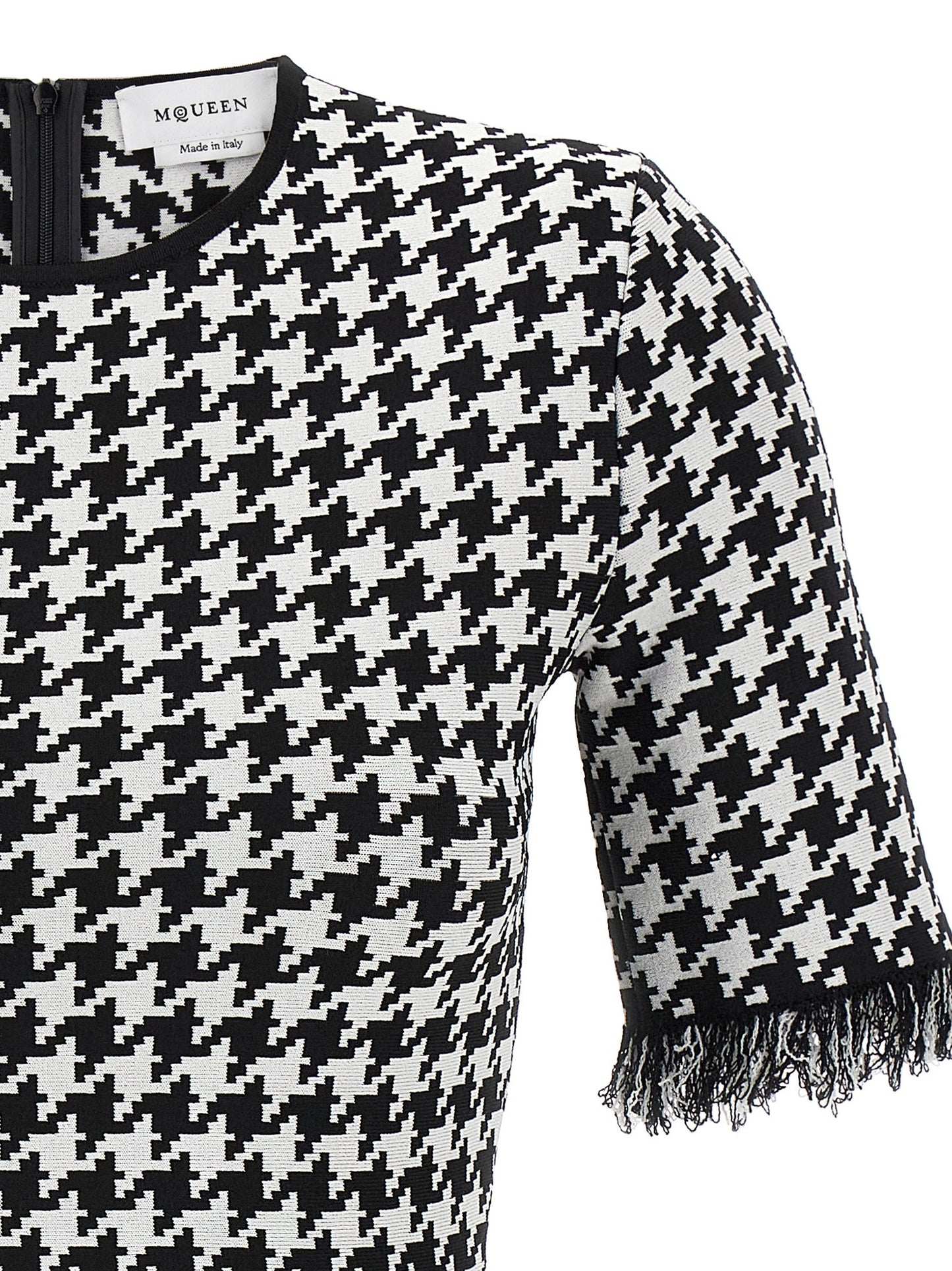 Mcqueen Women Houndstooth Dress ALEXANDER MCQUEEN
