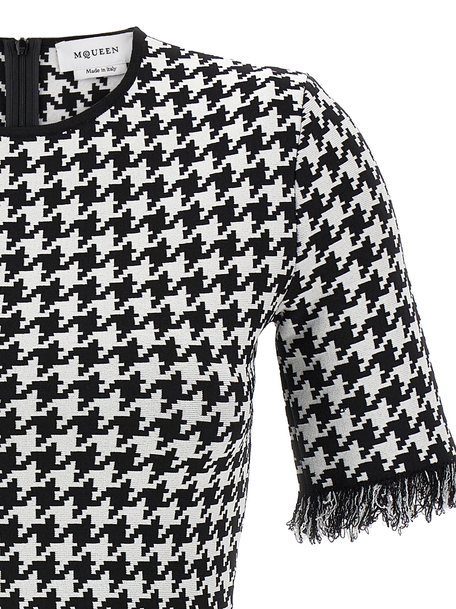 Mcqueen Women Houndstooth Dress ALEXANDER MCQUEEN