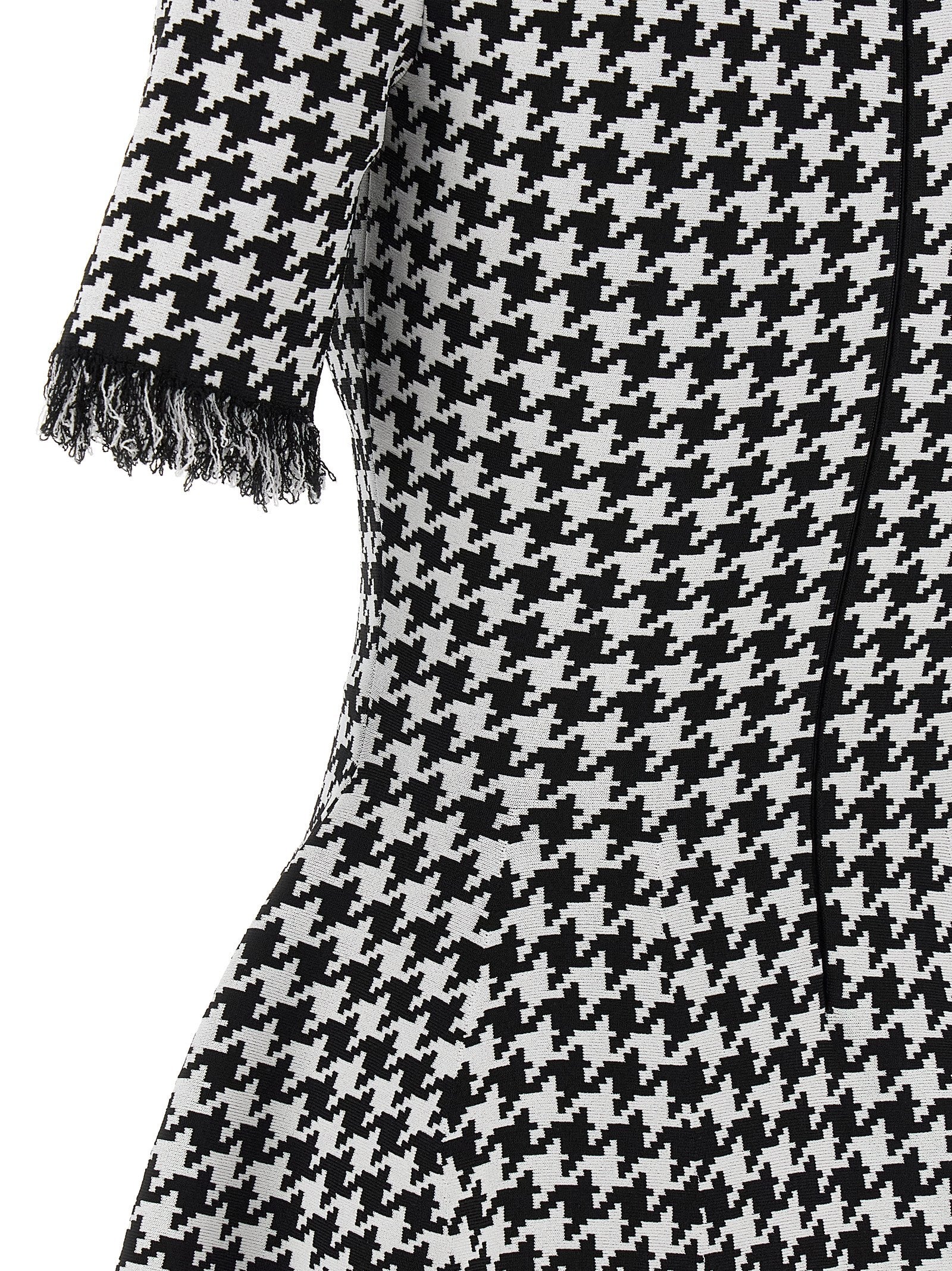 Mcqueen Women Houndstooth Dress ALEXANDER MCQUEEN