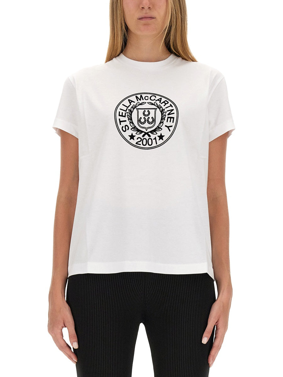 Stella Mccartney Women T-Shirt With Logo STELLA MCCARTNEY