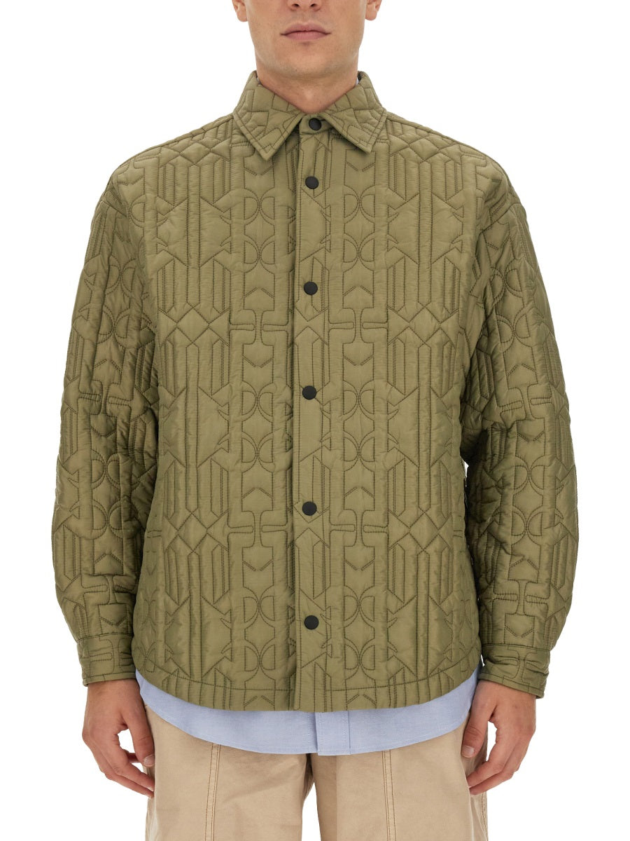 Palm Angels Men Monogram Shirt PALM ANGELS
