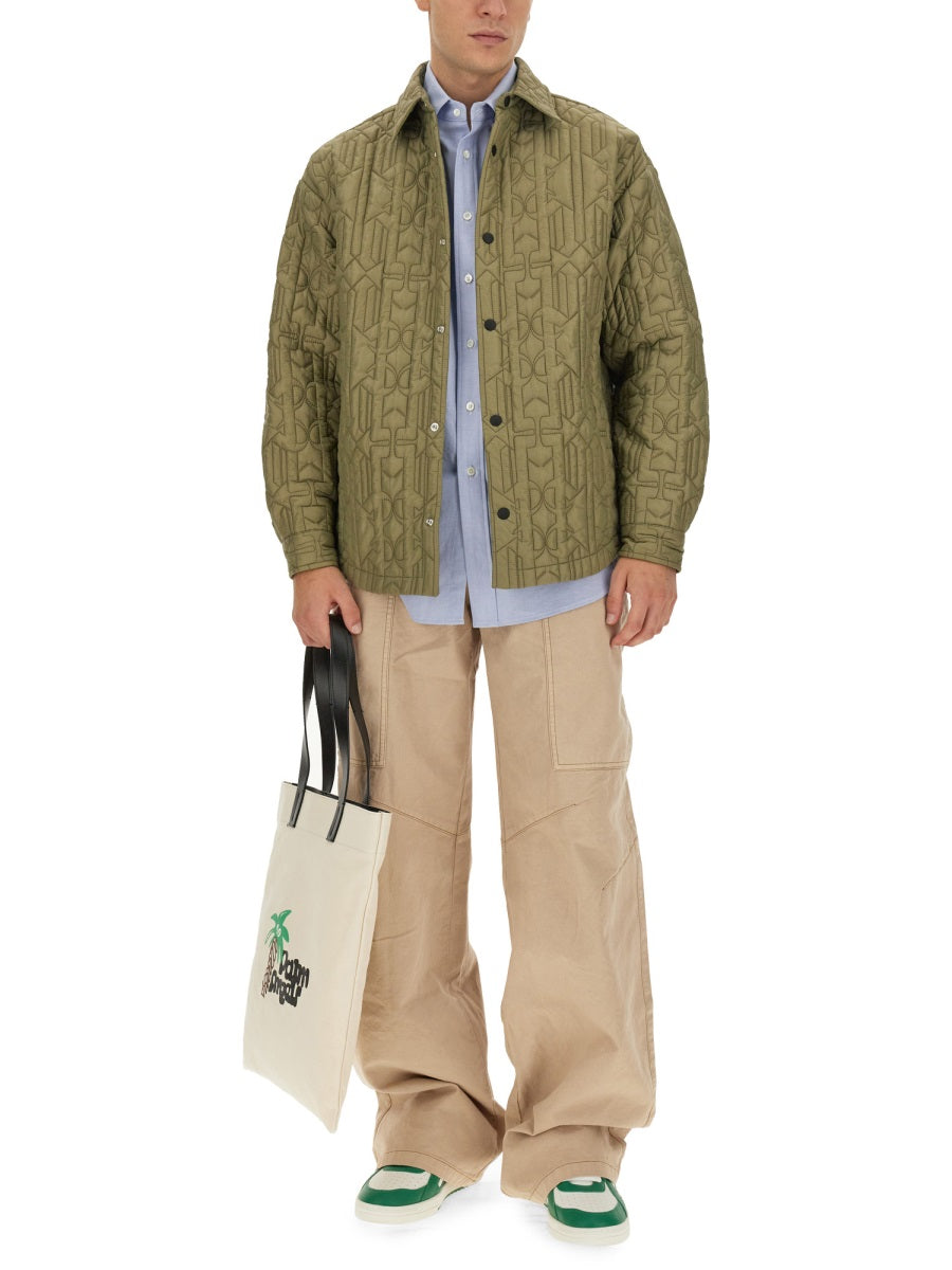 Palm Angels Men Monogram Shirt PALM ANGELS