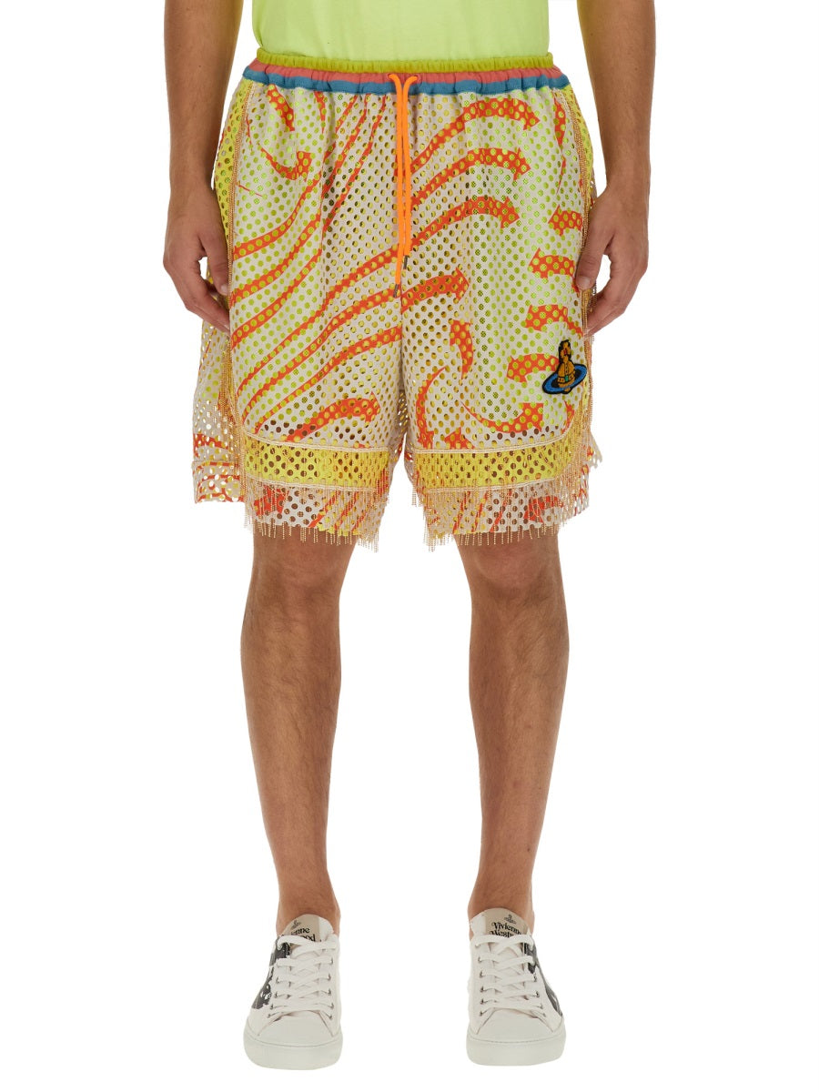 Vivienne Westwood Men Shorts With Print VIVIENNE WESTWOOD
