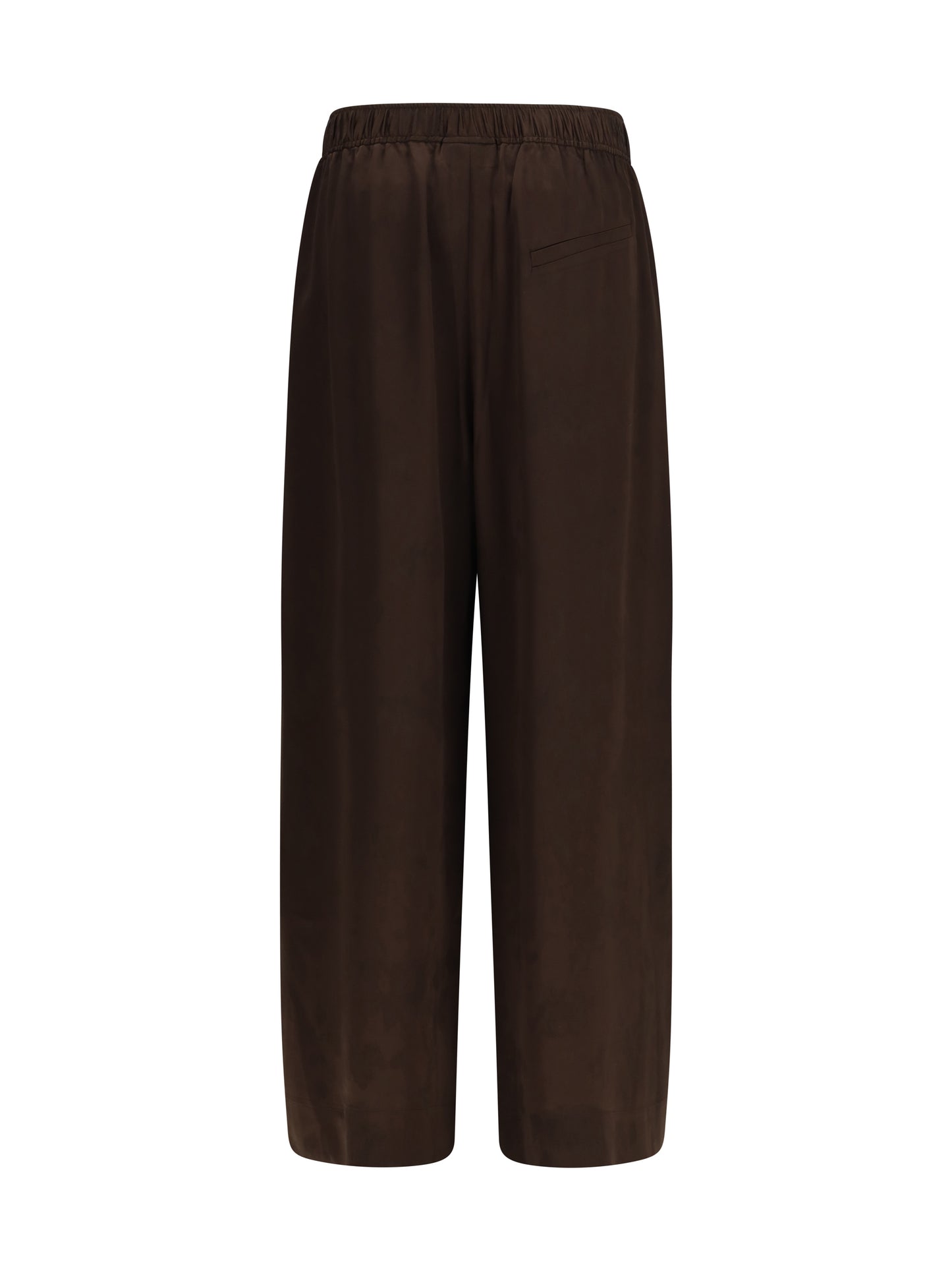 Ganni Women Satin Drawstring Pants GANNI