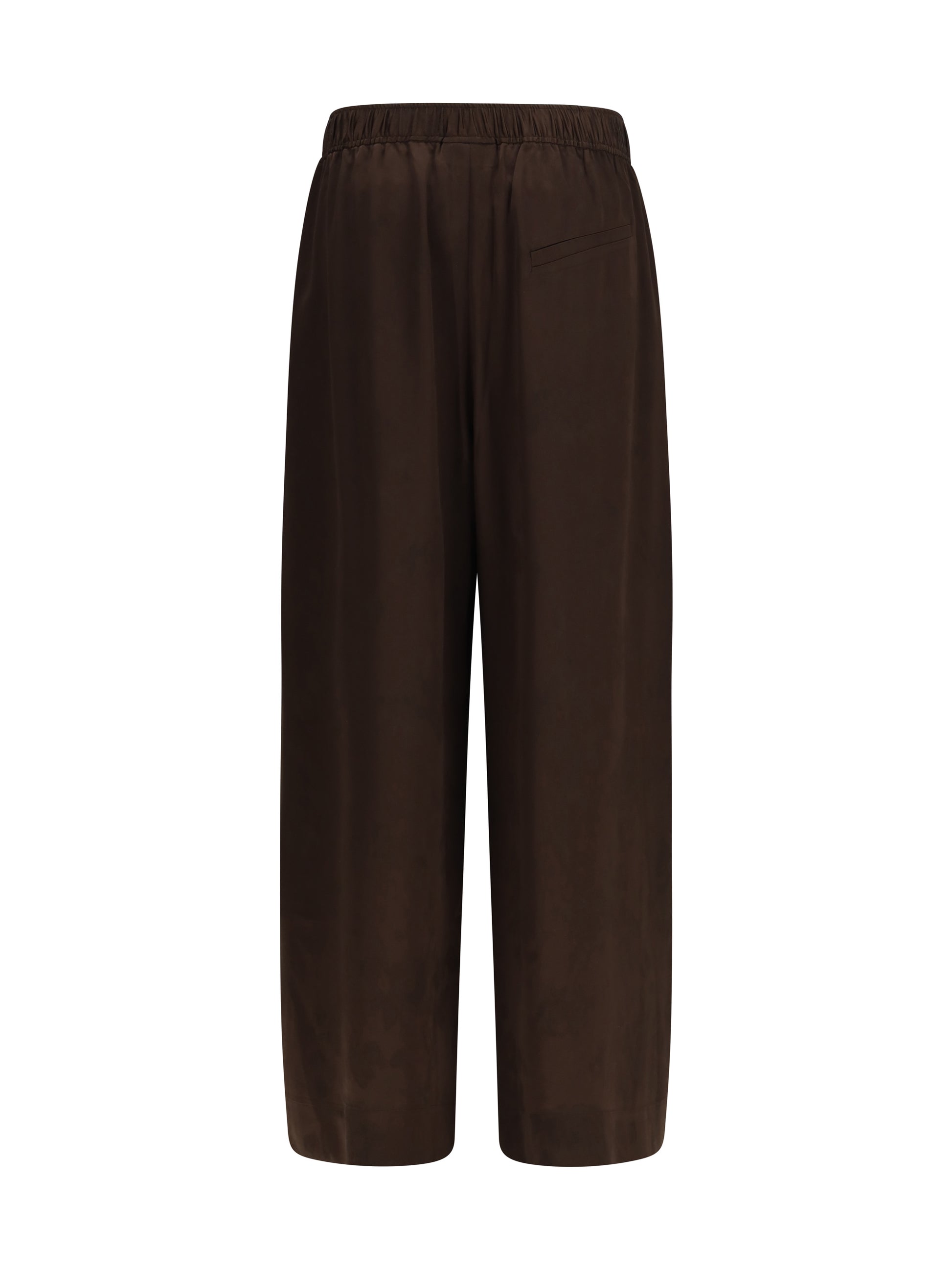 Ganni Women Satin Drawstring Pants GANNI