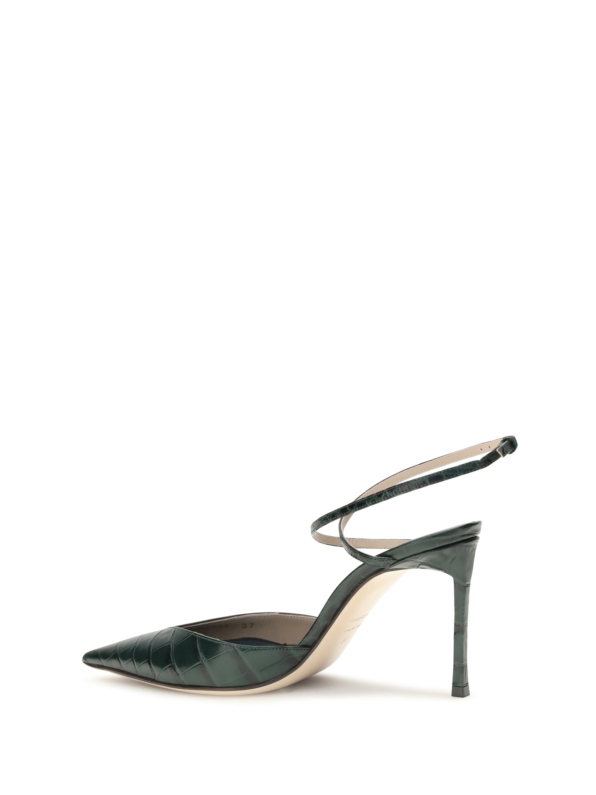 Tom Ford Women Crocodile-Print Leather Pumps TOM FORD