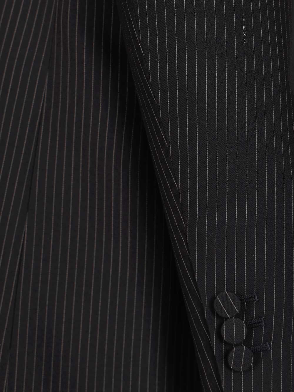 Fendi Women Pinstriped Wool Blazer FENDI