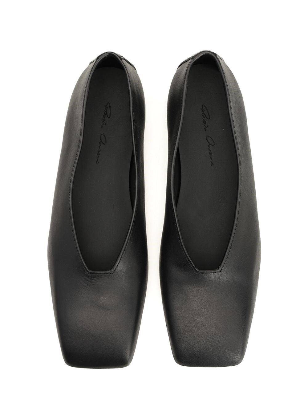 Rick Owens Women Leather Ballerinas RICK OWENS