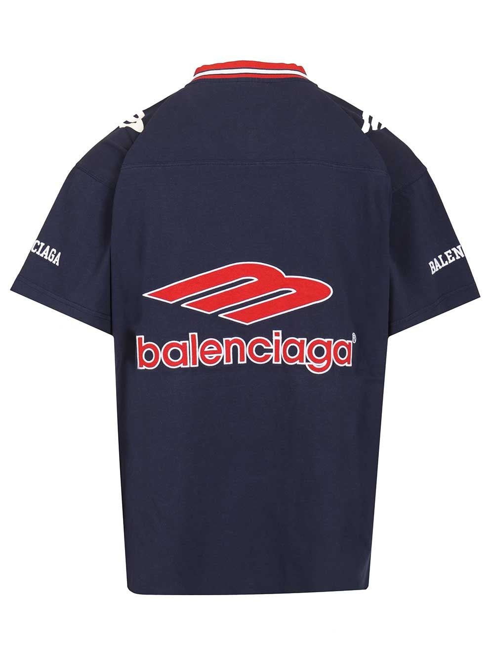 Balenciaga Men 3B Football T-Shirt BALENCIAGA