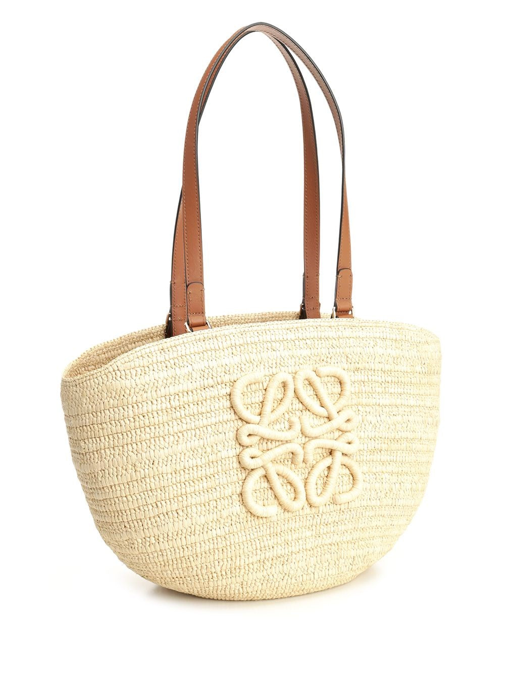 Loewe Paula's Ibiza Women Eclipse Medium Basket Bag In Raffia LOEWE